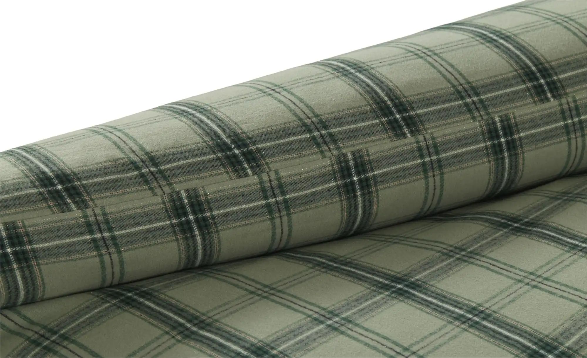 Thumbnail - como Biber Bettwäsche Tartan ¦ grün ¦ Maße (cm): B: 135 Weihnachten - Höffner