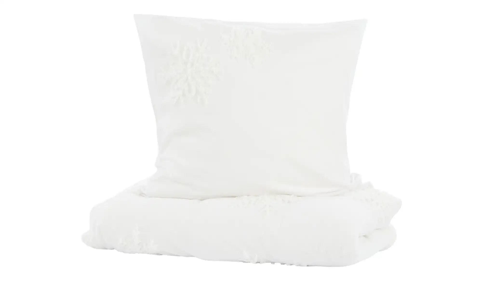 como Satin Bettwäsche  Snowy ¦ weiß ¦ Maße (cm): B: 135 Bettwaren > Bettwäs günstig online kaufen