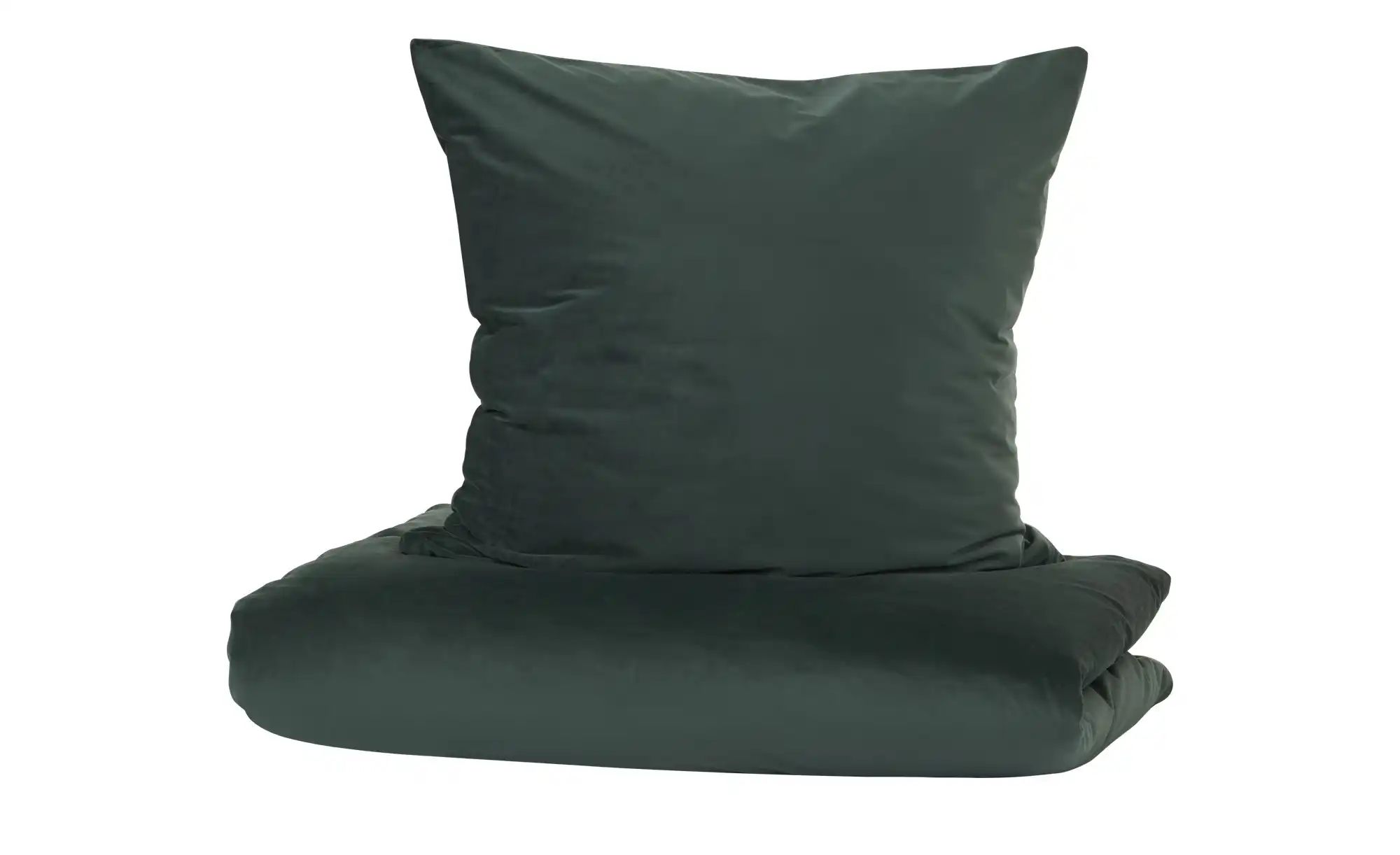 como Samt Bettwäsche  Velvet ¦ grün ¦ Maße (cm): B: 135 Bettwaren > Bettwäs günstig online kaufen