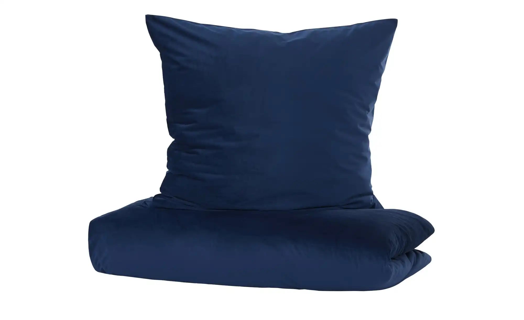 Thumbnail - como Samt Bettwäsche  Velvet ¦ blau ¦ Maße (cm): B: 135 Bettwaren > Bettwäsche > Bettwäsche ganzjährig - Höffner