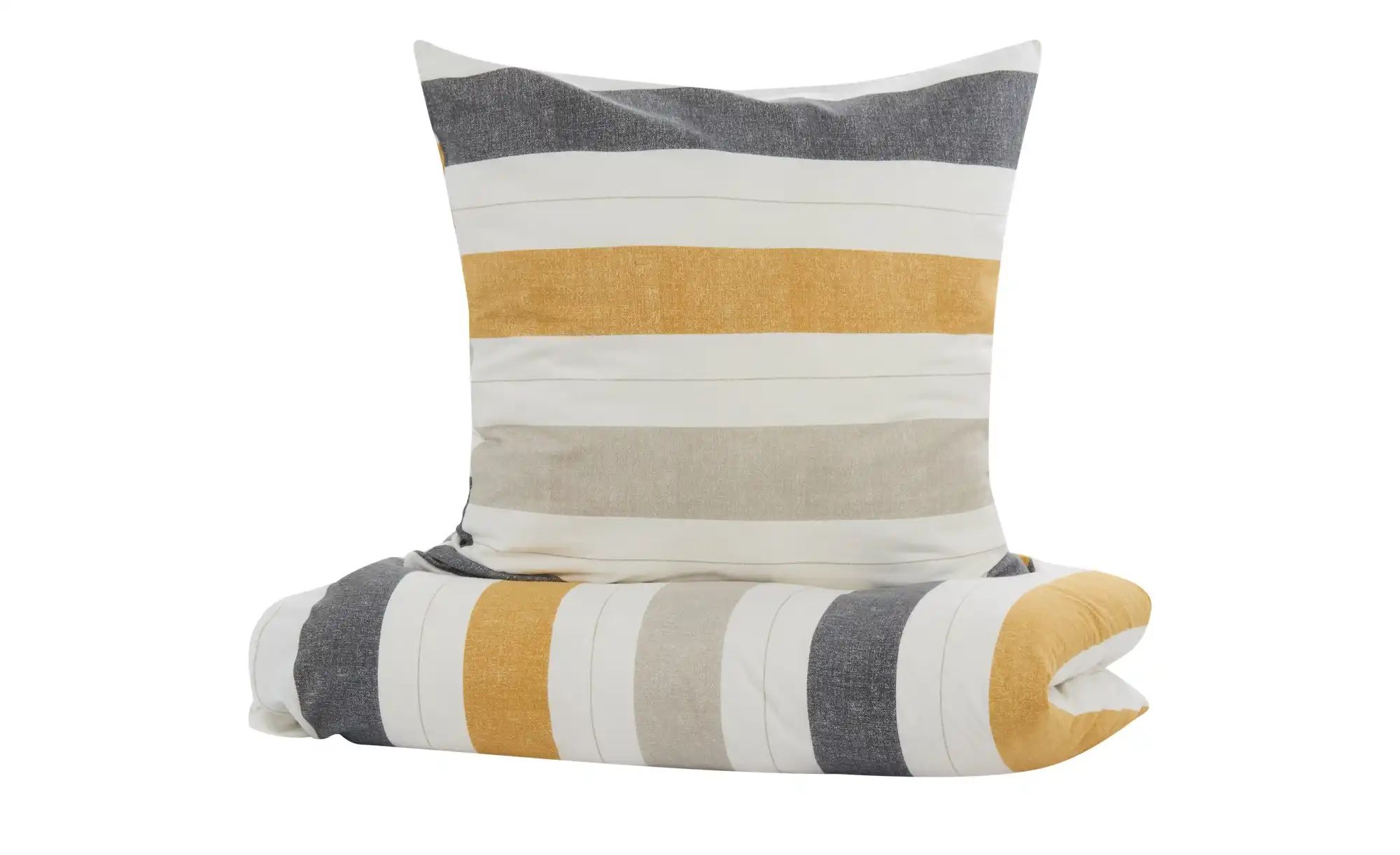 Thumbnail - como Biber Bettwäsche Bold Stripes ¦ gelb ¦ Maße (cm): B: 135 Bettwaren > Bettwäsche > Bettwäsche Winter - Höffner