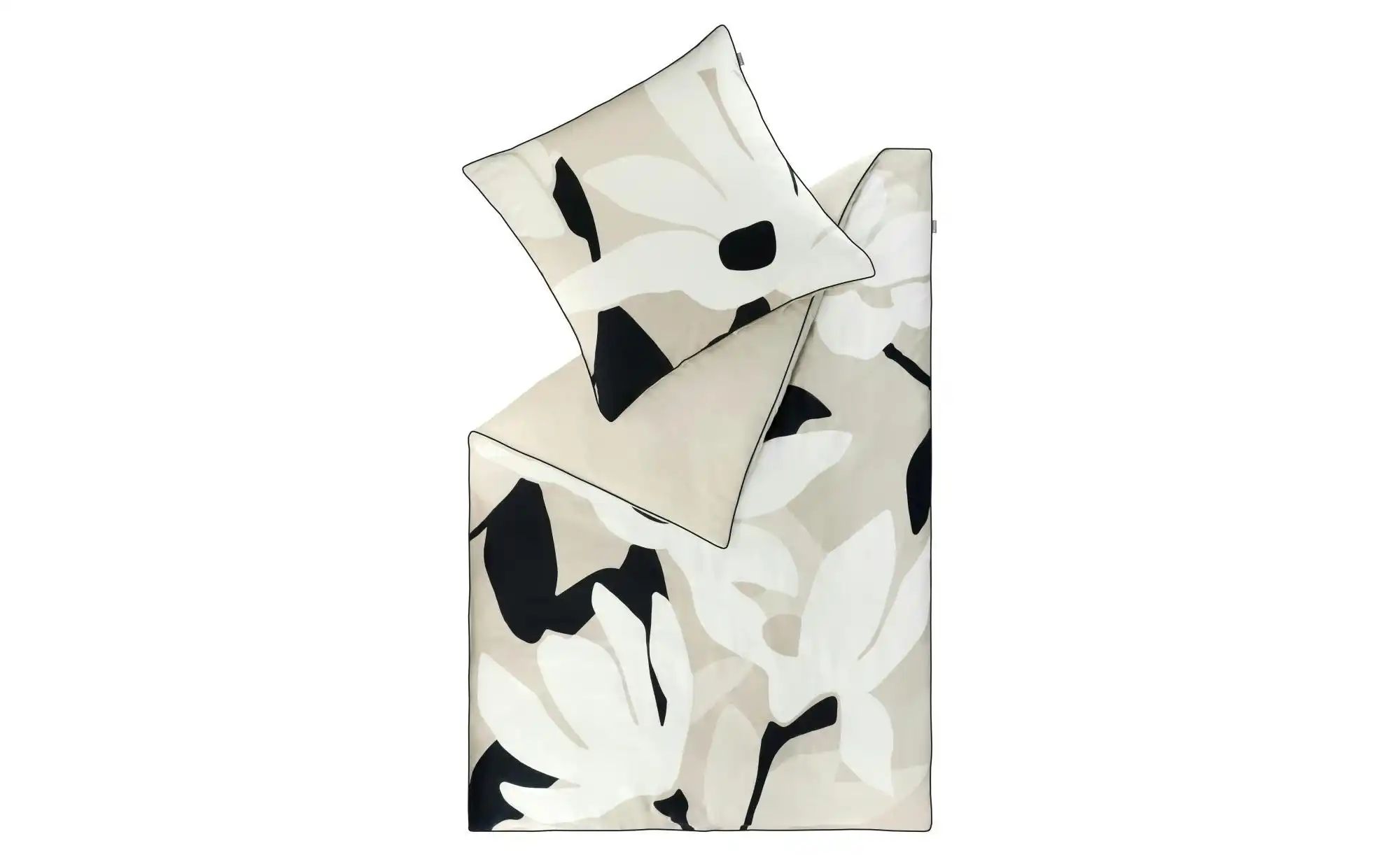 Musterring Satin Wende-Bettwäsche  Harmony ¦ beige ¦ Maße (cm): B: 135 H: 1 günstig online kaufen