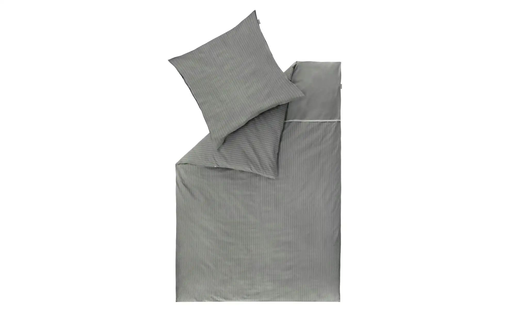 Musterring Renforcé Wende-Bettwäsche  Twist  grau  Maße (cm): B: 135 H: 1,5 | 04005414535014