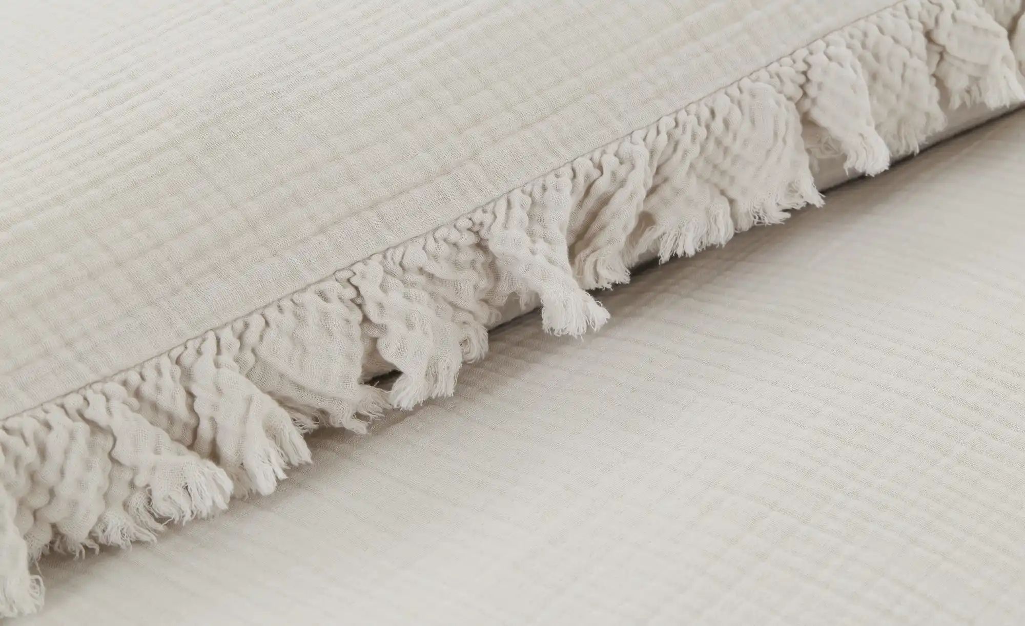 como Musselin Bettwäsche   ¦ creme ¦ Maße (cm): B: 135 Bettwaren > Bettwäsc günstig online kaufen
