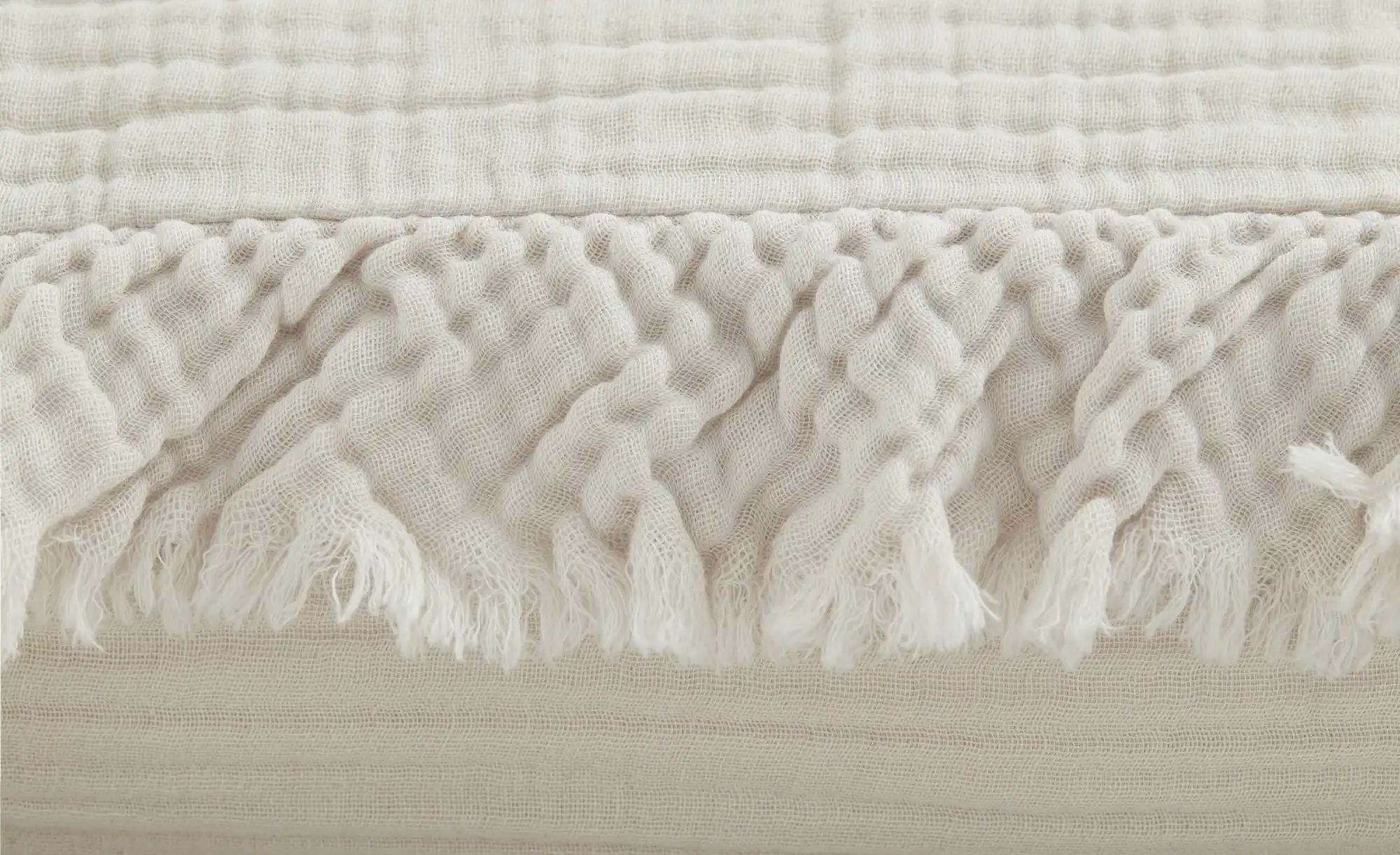 como Musselin Bettwäsche   ¦ beige ¦ Maße (cm): B: 200 Bettwaren > Bettwäsc günstig online kaufen