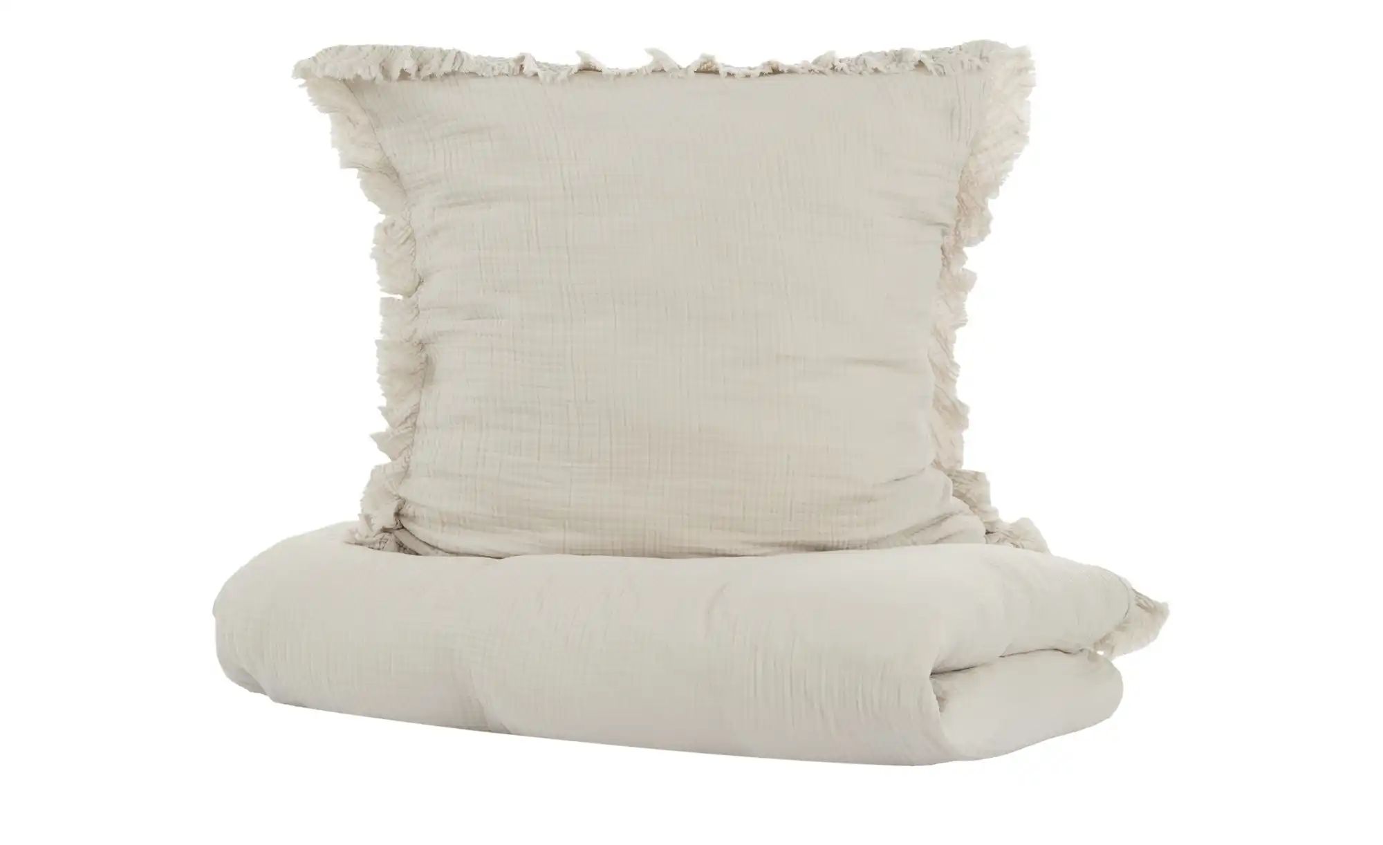 Thumbnail - como Musselin Bettwäsche ¦ beige ¦ Maße (cm): B: 200 Bettwaren > Bettwäsche > Bettwäsche ganzjährig - Höffner