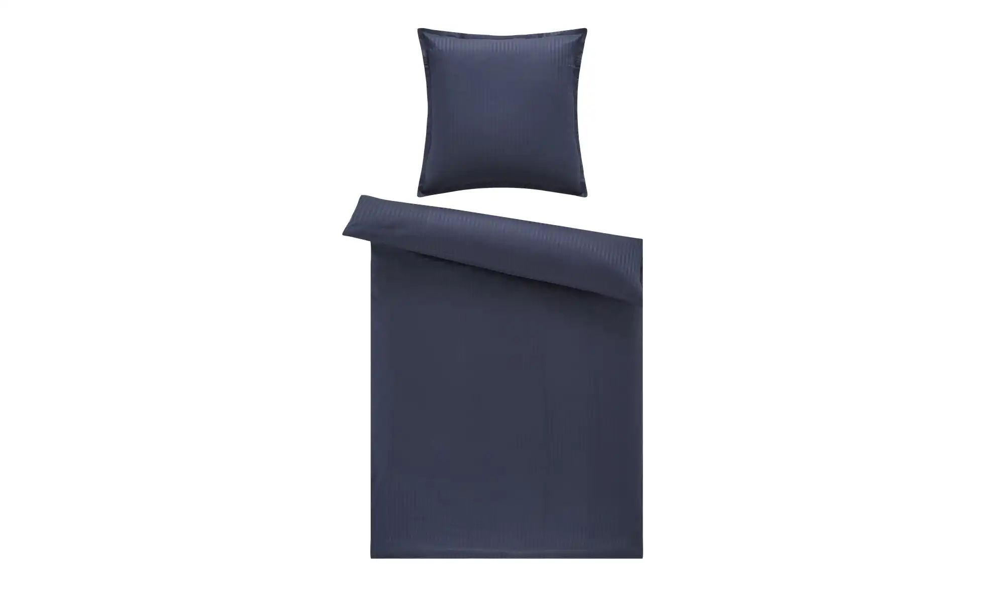 como Damast-Bettwäsche   ¦ blau ¦ Maße (cm): B: 135 Bettwaren > Bettwäsche günstig online kaufen