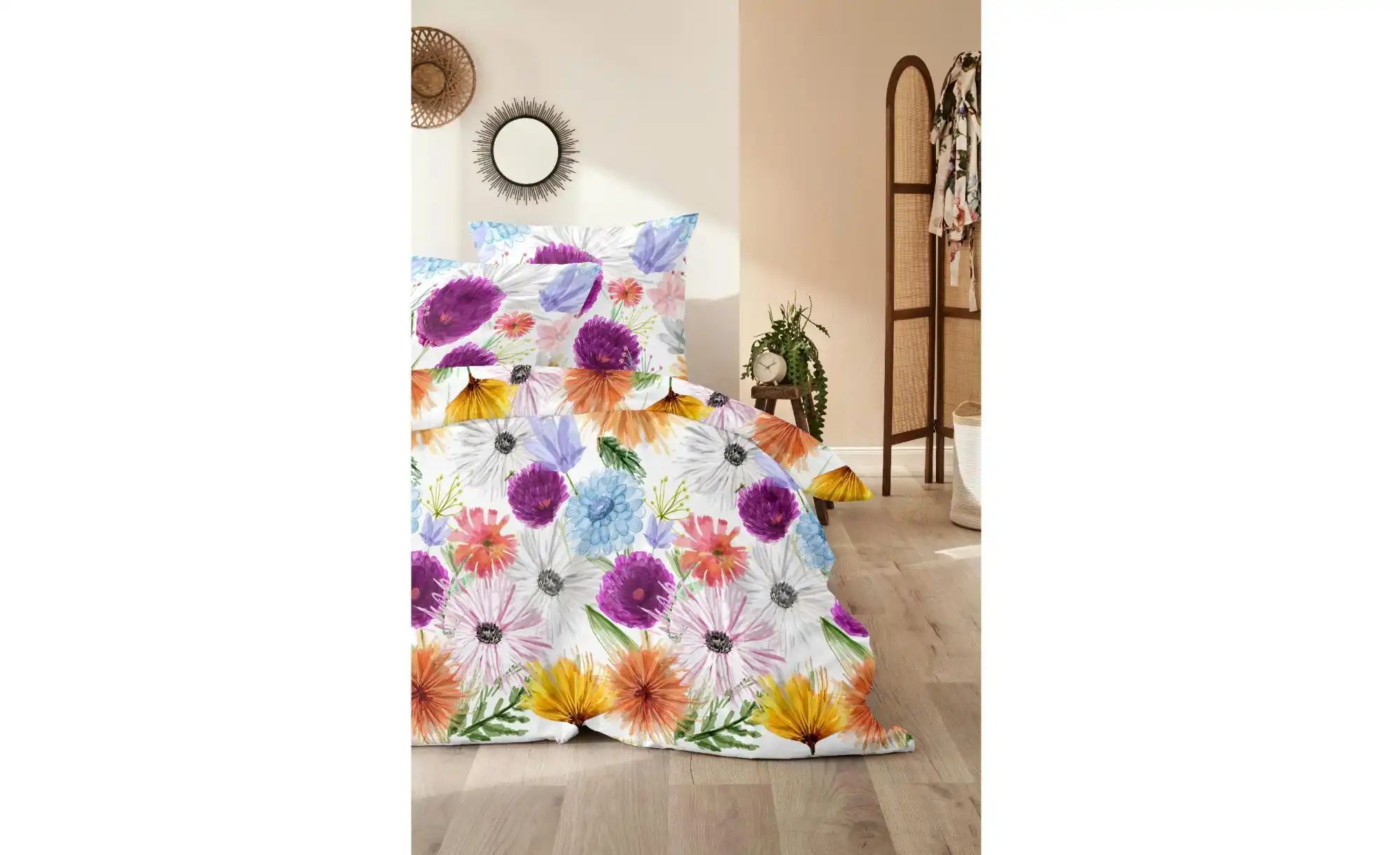 Primera Bettwäsche Mako-Satin-Bettwäsche Summer Time, Mako-Satin, günstig online kaufen