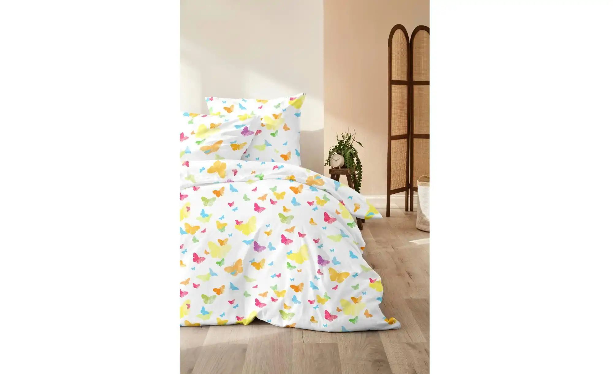 Bettwäsche-Set   ¦ gelb ¦ Maße (cm): B: 155 H: 1 Bettwaren > Bettwäsche > B günstig online kaufen