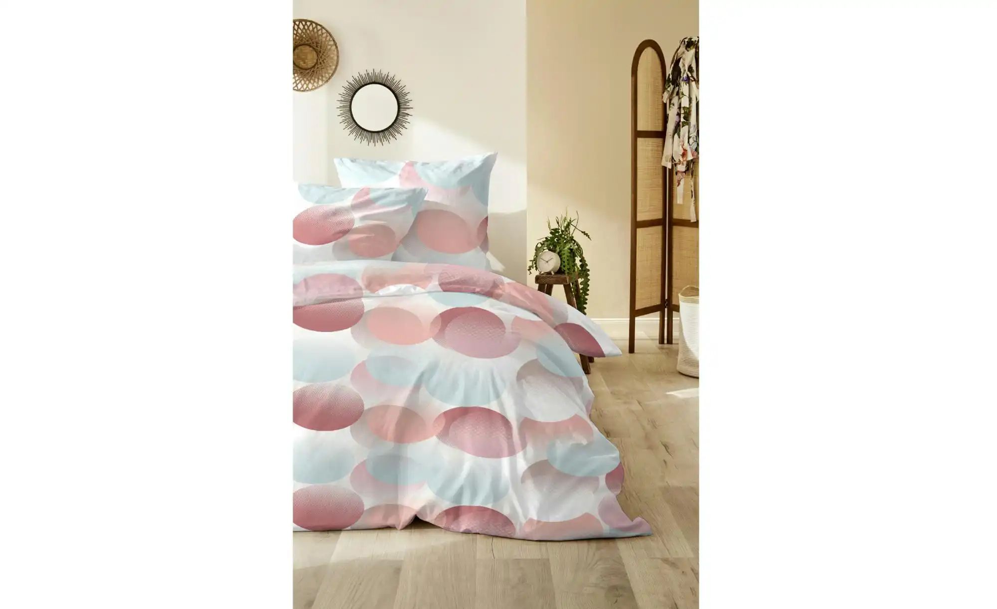 Bettwäsche-Set   ¦ rot ¦ Maße (cm): B: 155 H: 1 Bettwaren > Bettwäsche > Be günstig online kaufen