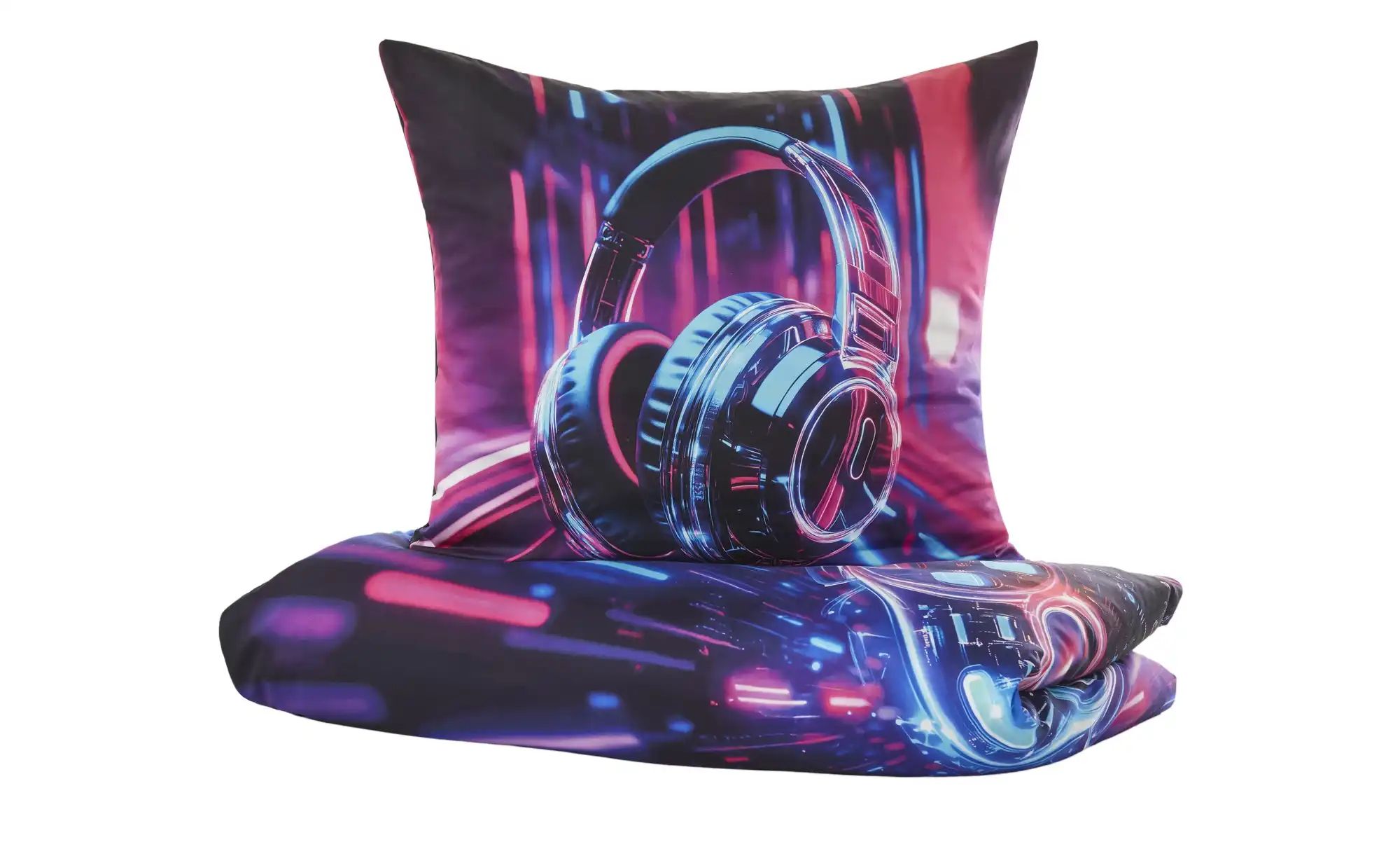 Thumbnail - como Mako-Satin Bettwäsche Gamer ¦ schwarz ¦ Maße (cm): B: 135 Bettwaren > Bettwäsche > Bettwäsche ganzjährig - Höffner