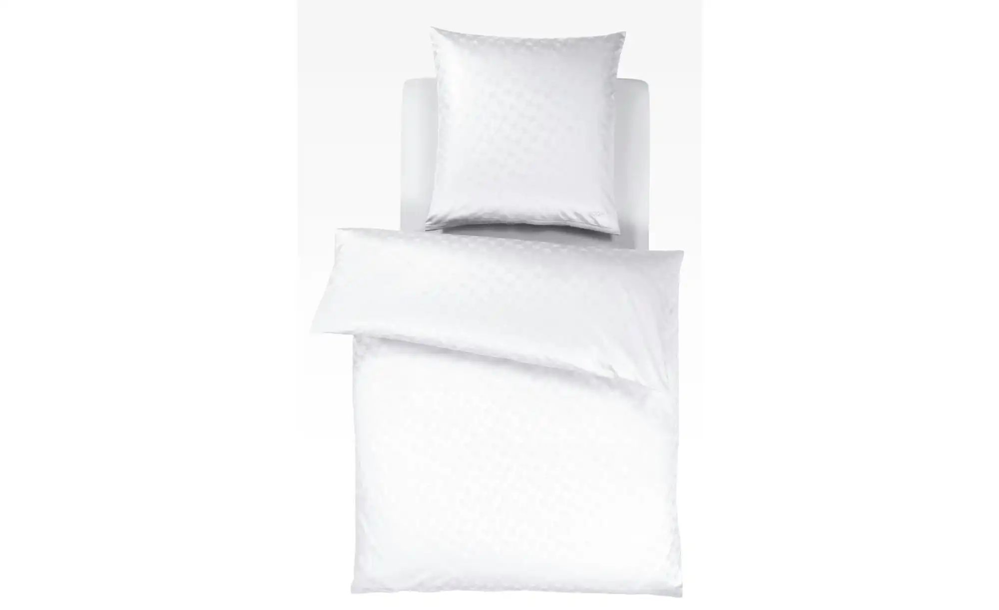 JOOP! Bettwäsche-Set ¦ weiß ¦ Maße (cm): B: 135 H: 1 Heimtextilien > Bettwäsche > Bettwäsche ganzjährig - Höffner