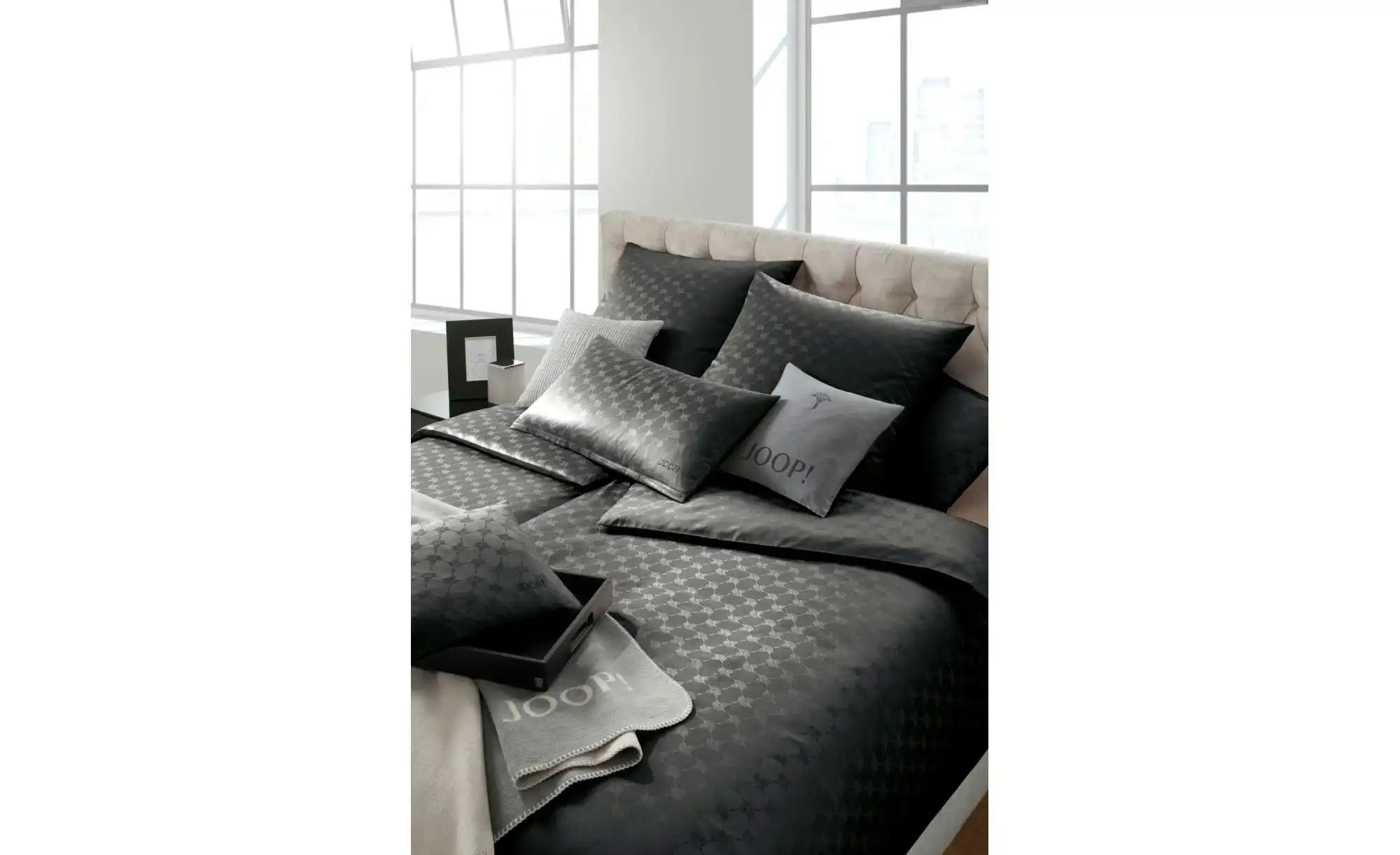 Thumbnail - JOOP! Bettwäsche-Set   ¦ schwarz ¦ Maße (cm): B: 200 H: 1 Bettwaren > Bettwäsche > Bettwäsche ganzjährig - Höffner