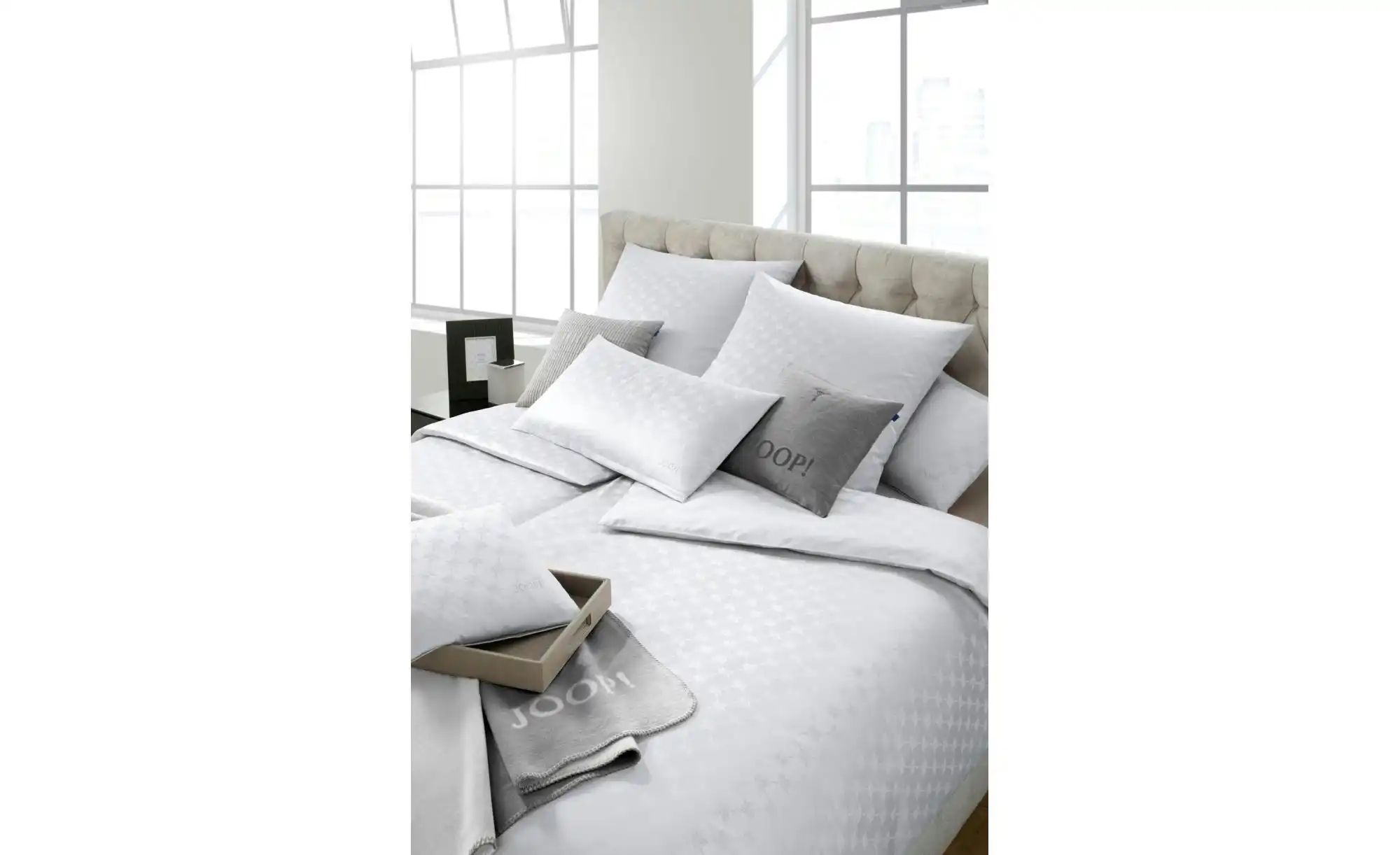 Thumbnail - JOOP! Bettwäsche-Set   ¦ silber ¦ Maße (cm): B: 200 H: 1 Bettwaren > Bettwäsche > Bettwäsche ganzjährig - Höffner