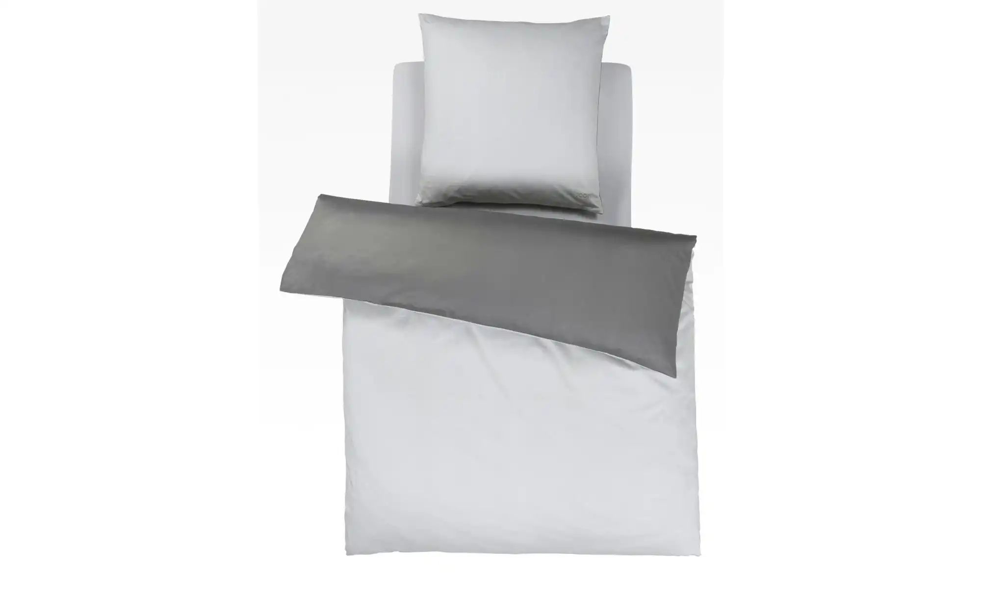 JOOP! Bettwäsche-Set   ¦ silber ¦ Maße (cm): B: 155 H: 1 Bettwaren > Bettwä günstig online kaufen