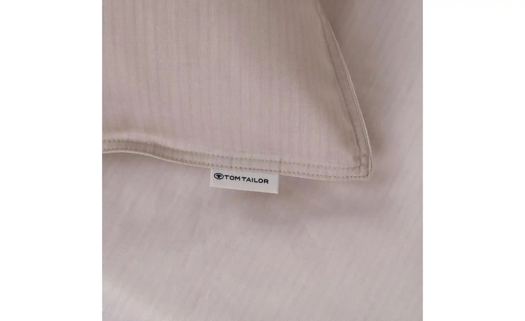 Tom Tailor Bettwäsche-Set  Two-Tone Solid Colors Sunny Sand ¦ mehrfarbig ¦ günstig online kaufen