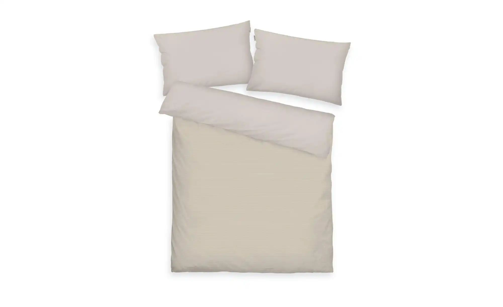 Tom Tailor Bettwäsche-Set  Two-Tone Solid Colors Sunny Sand ¦ mehrfarbig ¦ günstig online kaufen