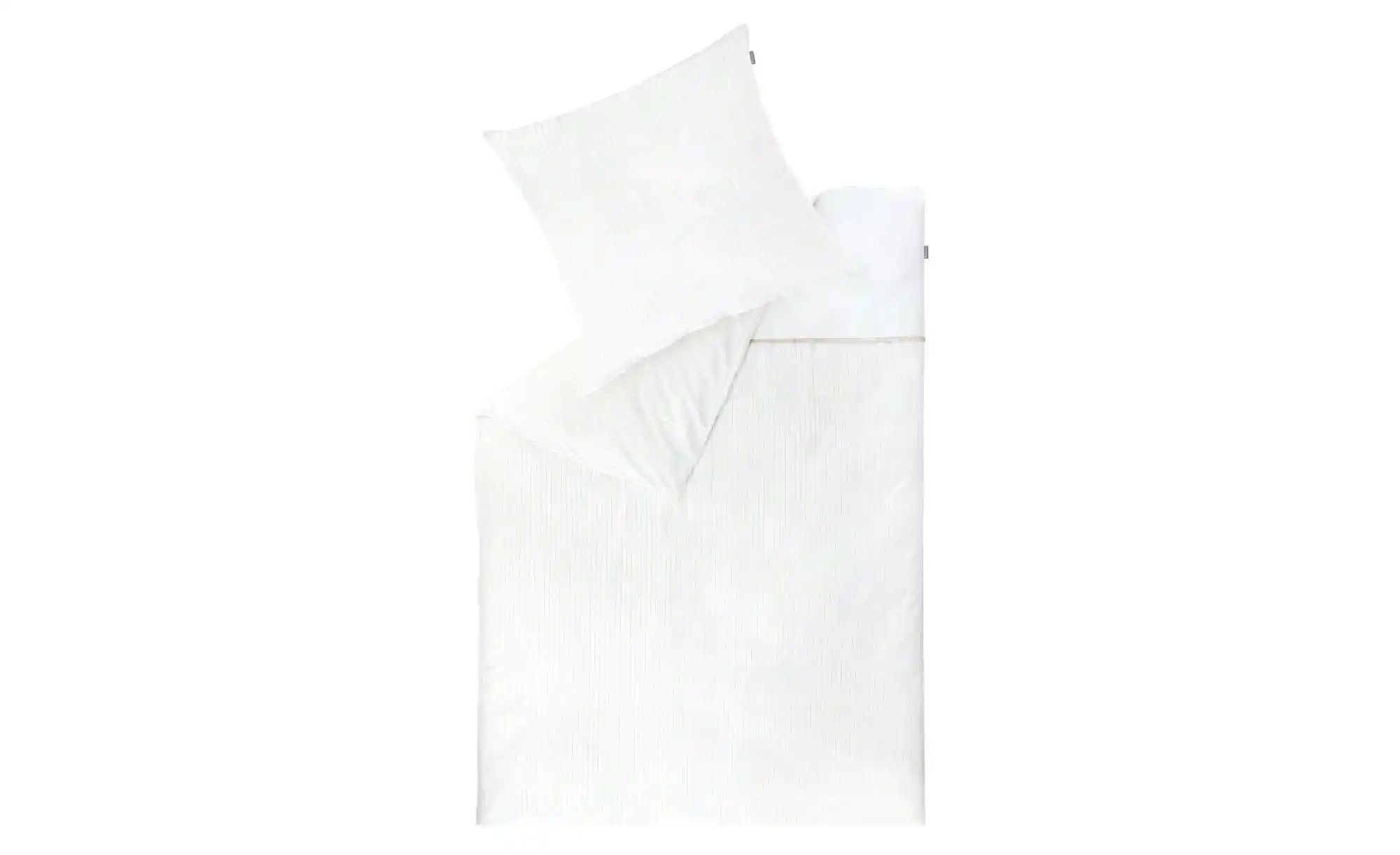 Musterring Renforcé Wende-Bettwäsche  Twist  weiß  Maße (cm): B: 135 H: 1,5 | 04005414535052