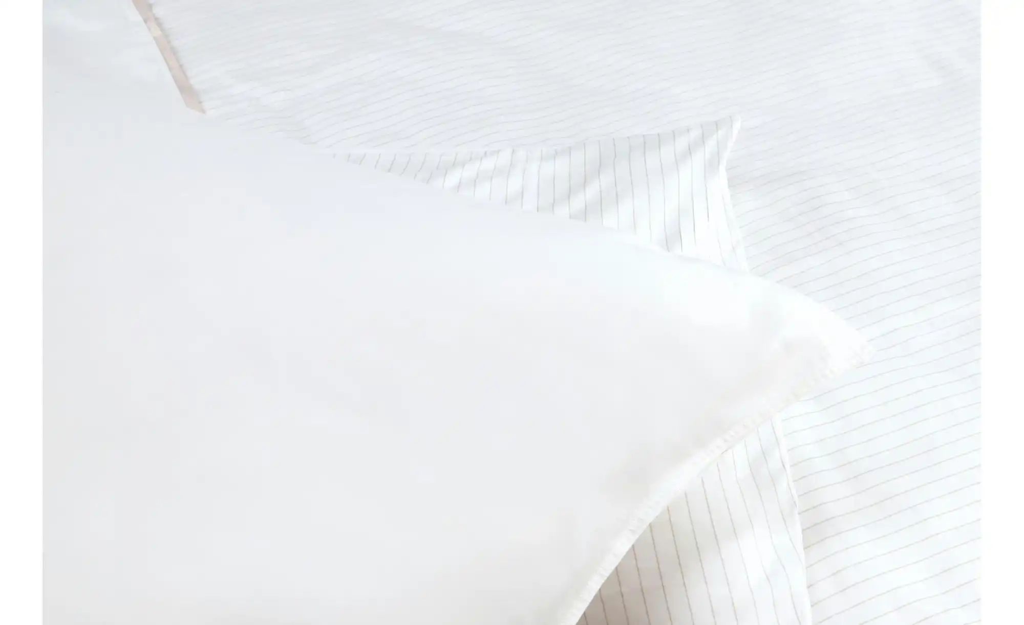 Thumbnail - Musterring Renforcé Wende-Bettwäsche  Twist ¦ weiß ¦ Maße (cm): B: 135 H: 1,5 Bettwaren > Bettwäsche > Bettwäsche ganzjä...