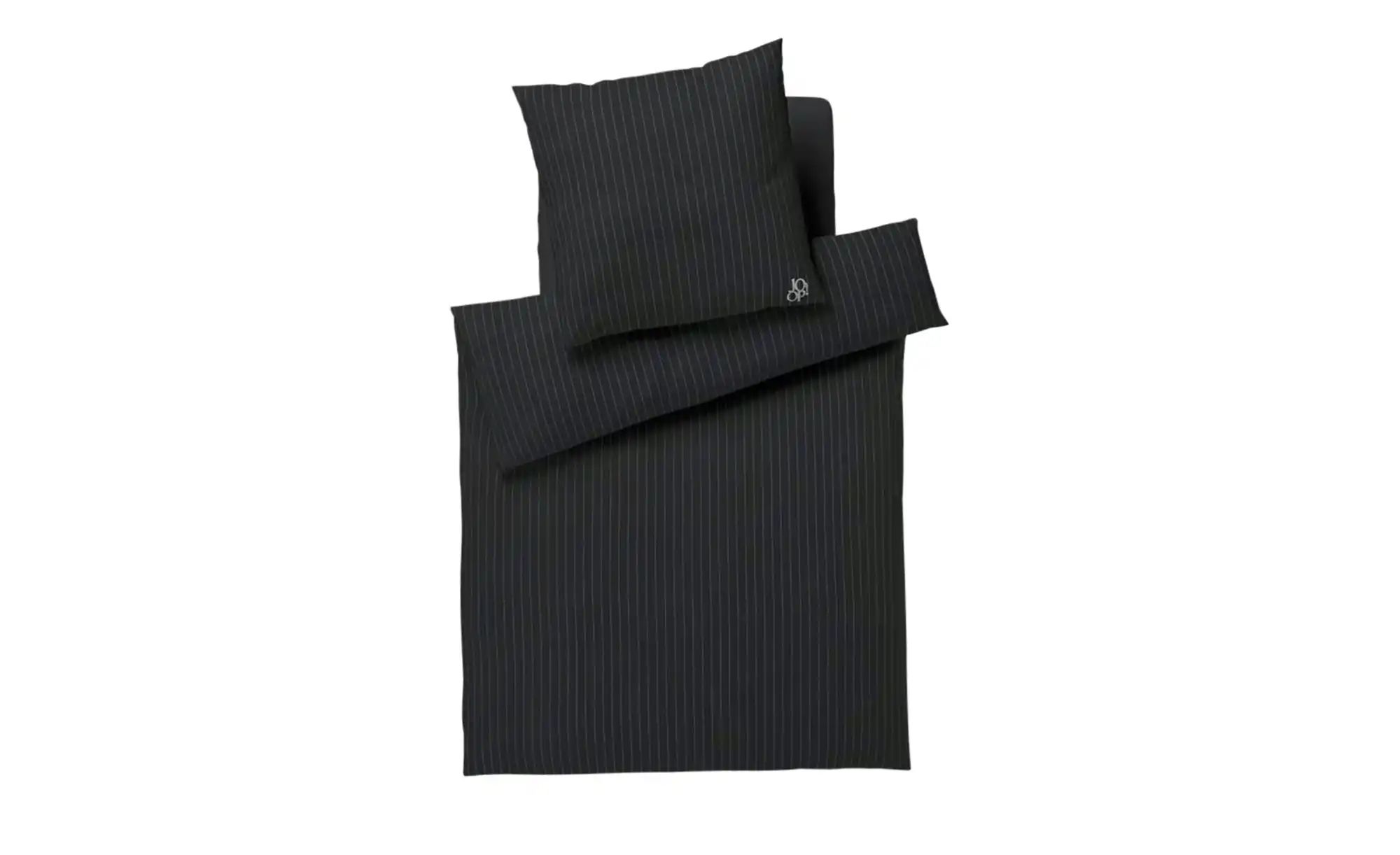 JOOP! Mako-Satin Bettwäsche  Soft Stripes ¦ grau ¦ Maße (cm): B: 135 Bettwa günstig online kaufen