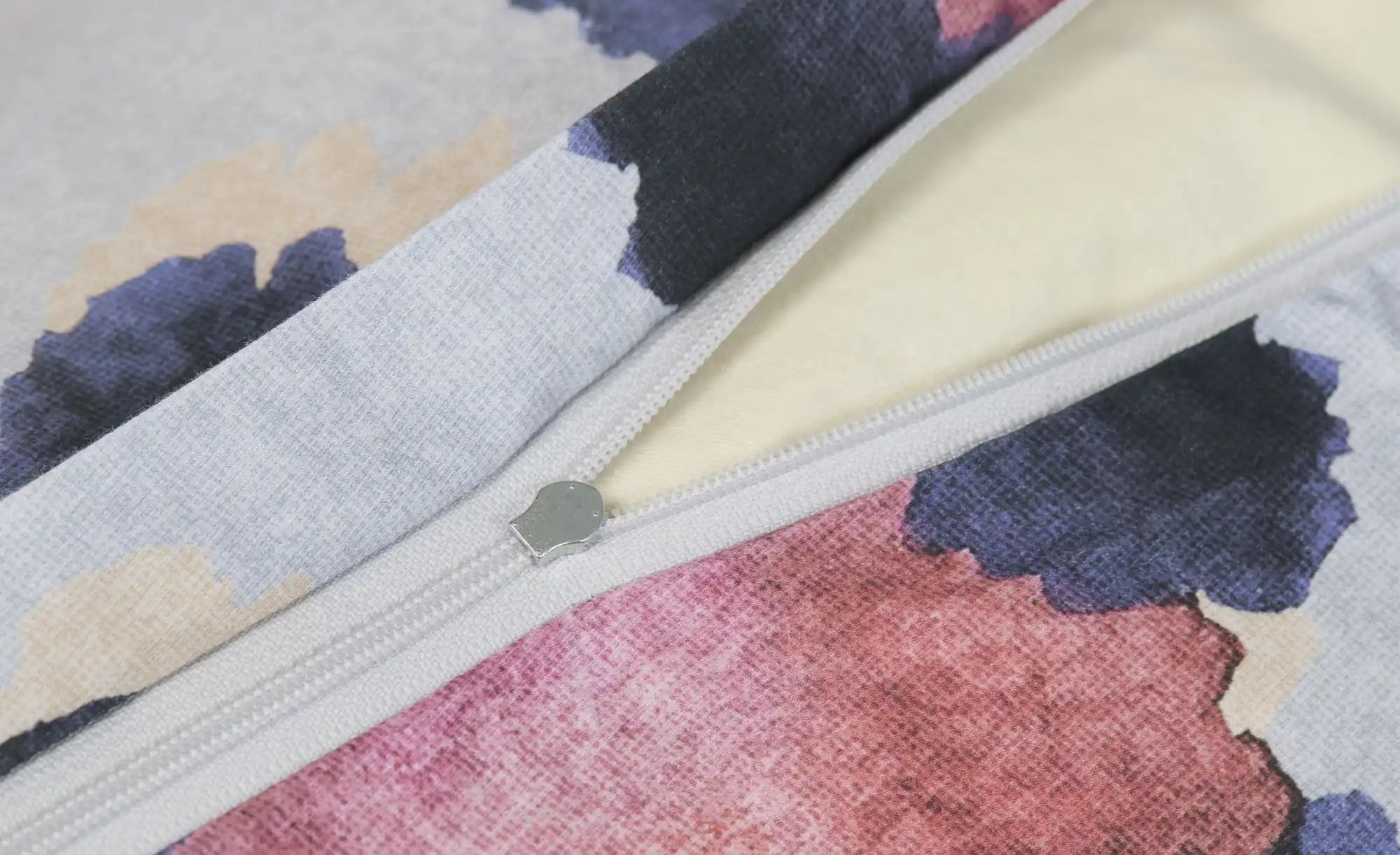 indigo Mako-Satin Bettwäsche  Animalistic ¦ blau ¦ Maße (cm): B: 135 Bettwa günstig online kaufen