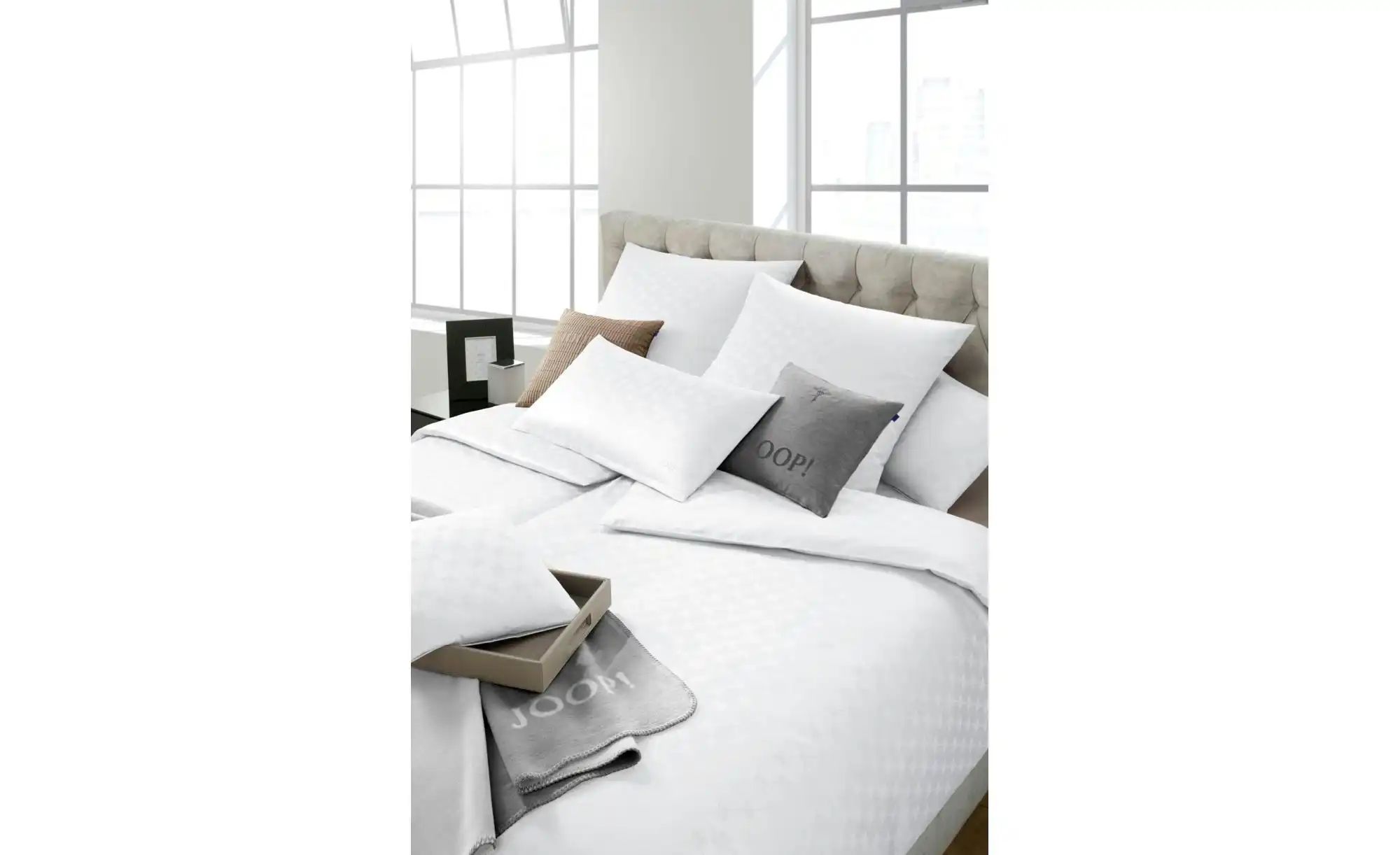 JOOP! Bettwäsche 3er-Set   ¦ weiß ¦ Maße (cm): B: 200 H: 1 Bettwaren > Bett günstig online kaufen