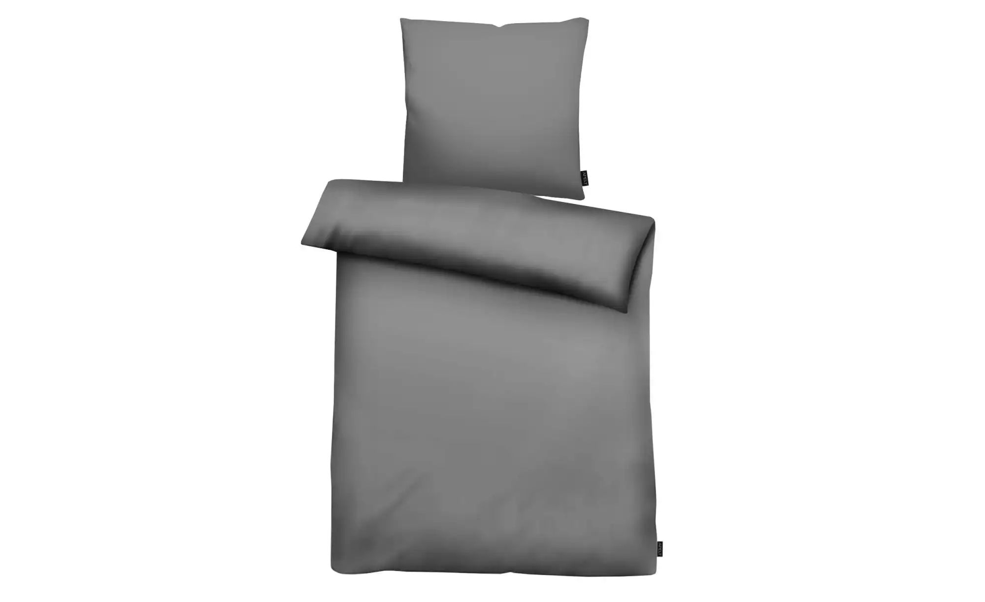 Apelt Bettwäsche-Set ¦ grau ¦ Maße (cm): B: 135 H: 1 Heimtextilien > Bettwäsche > Bettwäsche ganzjährig - Höffner