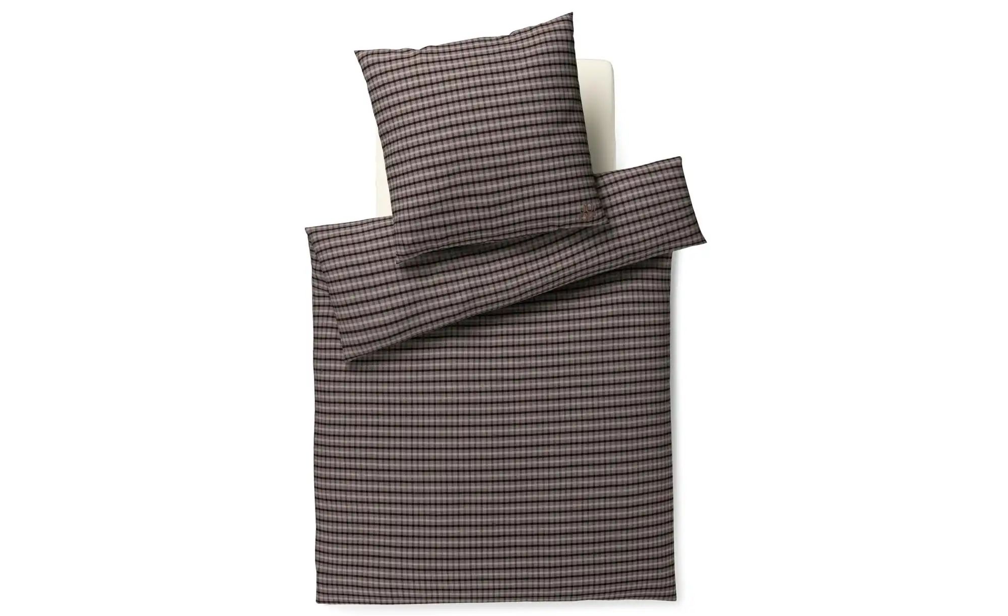 JOOP! Bettwäsche 2er-Set ¦ braun ¦ Maße (cm): B: 155 H: 1 Heimtextilien > Bettwäsche > Bettwäsche ganzjährig - Höffner