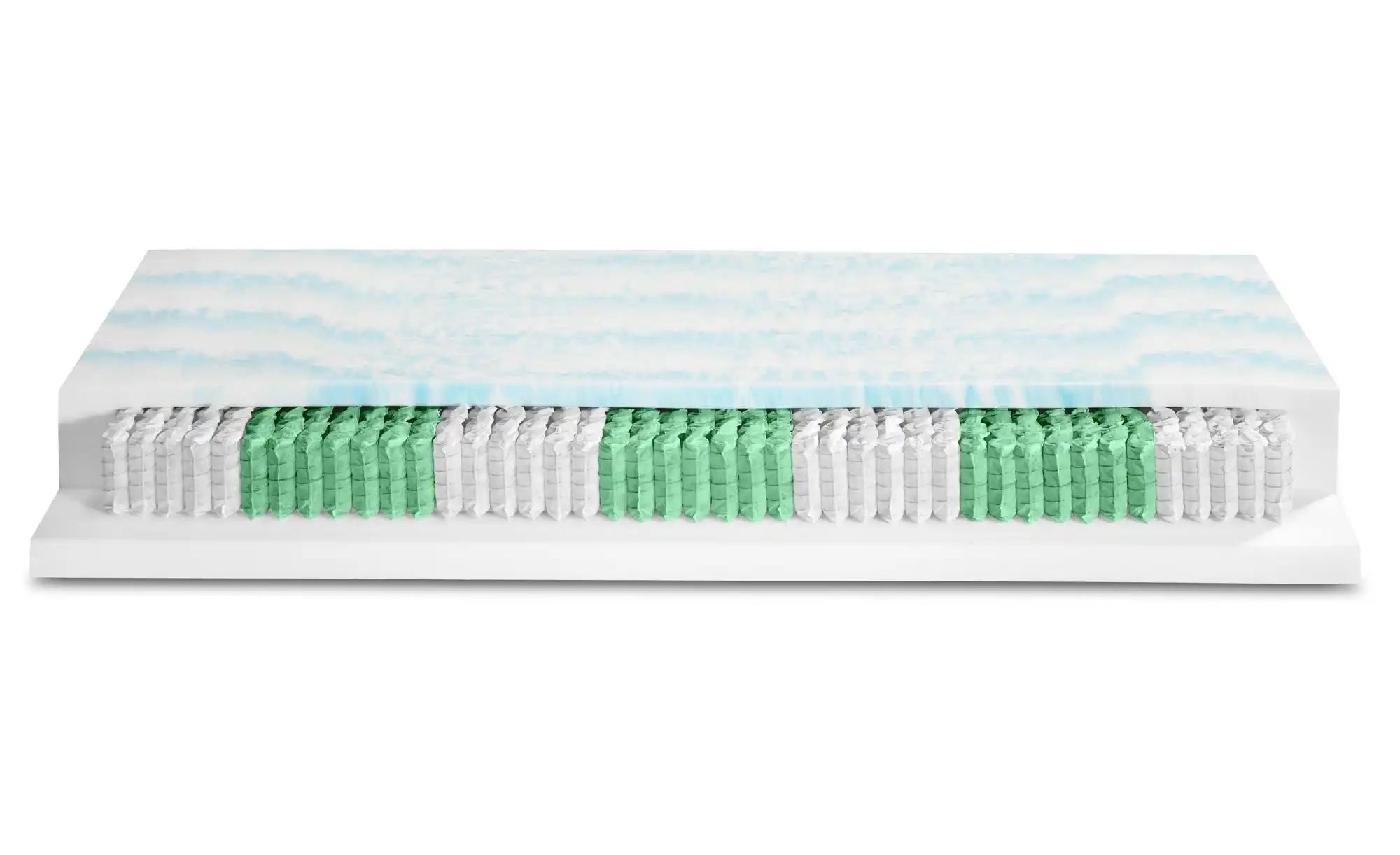 7-Zonen-TTFK-Matratze  Trendline1000Gel ¦ weiß ¦ Maße (cm): B: 90 H: 25 Mat günstig online kaufen