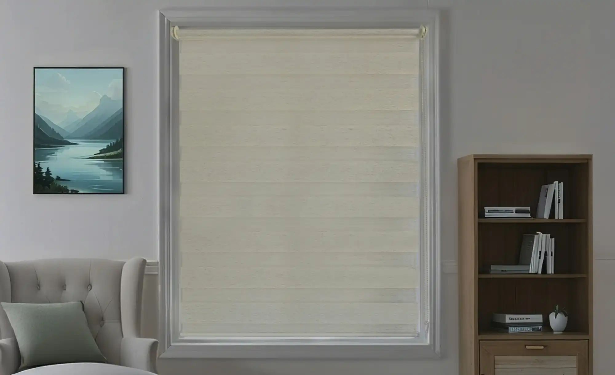 Thumbnail - como Seilzugrollo D&N Duorollo ¦ beige ¦ Synthetische Materialien ¦ Maße (cm): B: 90 Gardinen & Rollos > Rollos & Jalou...