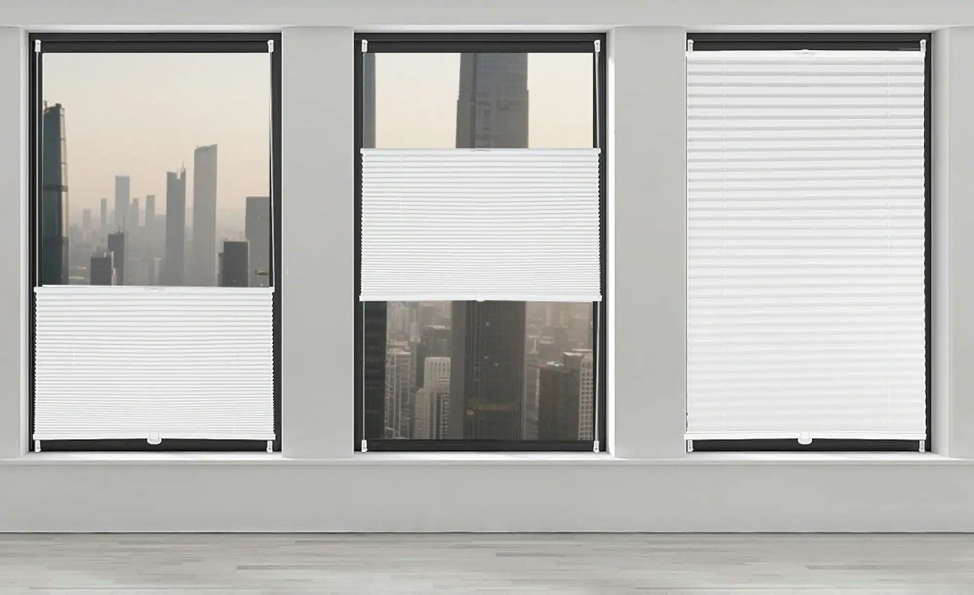 Thumbnail - como Plissee  Uni ¦ weiß ¦ Synthetische Materialien ¦ Maße (cm): B: 90 Gardinen & Rollos > Rollos & Jalousien > Plissees...