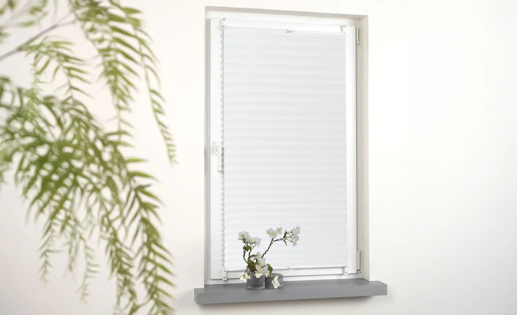 como Plissee  Uni ¦ weiß ¦ Synthetische Materialien ¦ Maße (cm): B: 80 Gard günstig online kaufen