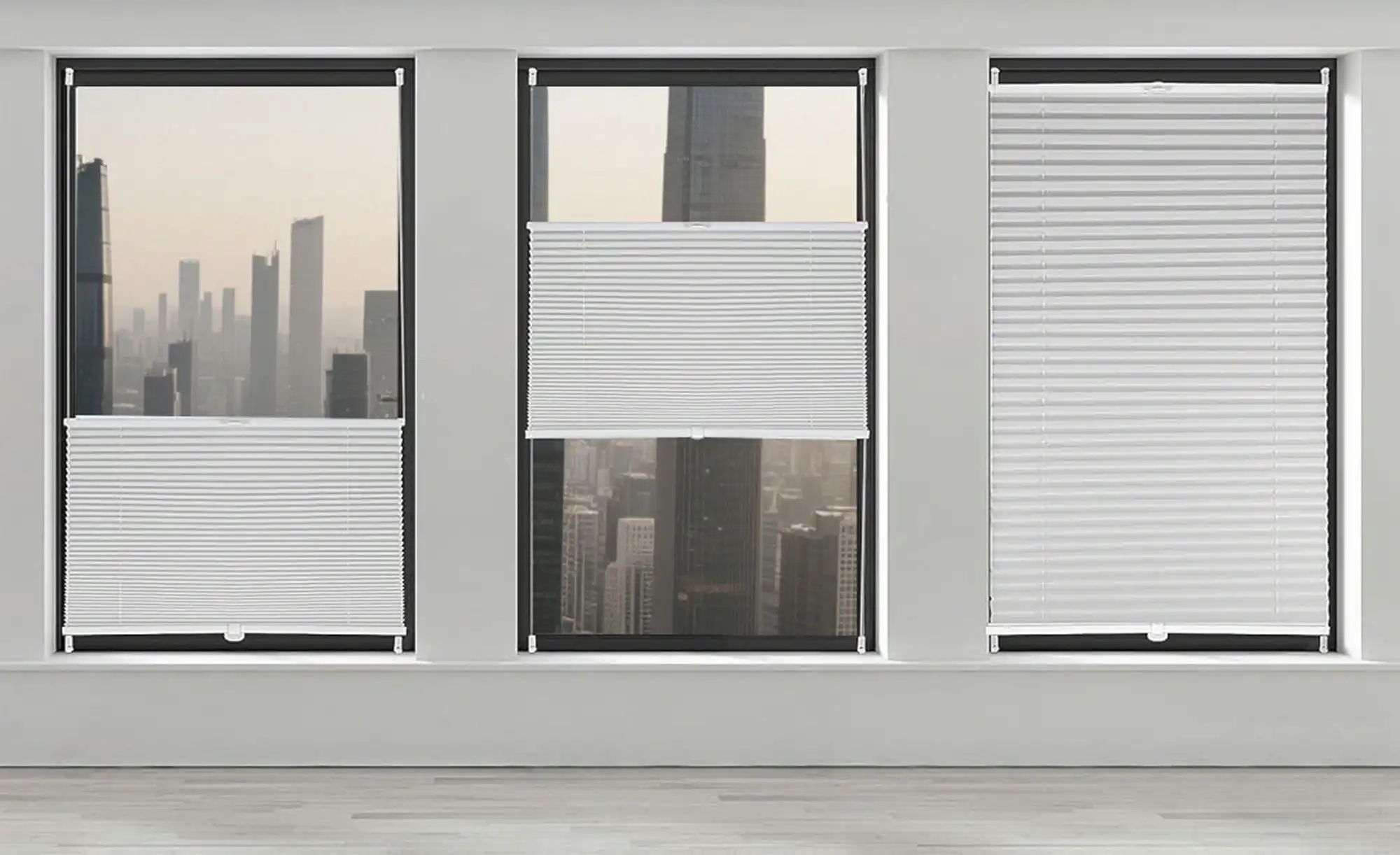 Thumbnail - como Plissee Uni ¦ grau ¦ Synthetische Materialien ¦ Maße (cm): B: 85 Gardinen & Rollos > Rollos & Jalousien > Plissees...