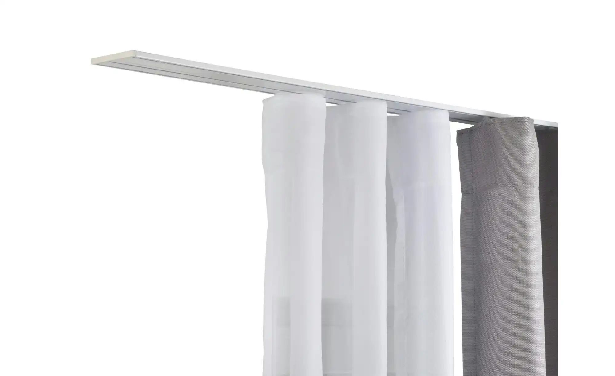 Mydeco Vorhangschiene Level 3-Lauf   ¦ weiß ¦ Aluminium ¦ Maße (cm): B: 7,7 günstig online kaufen