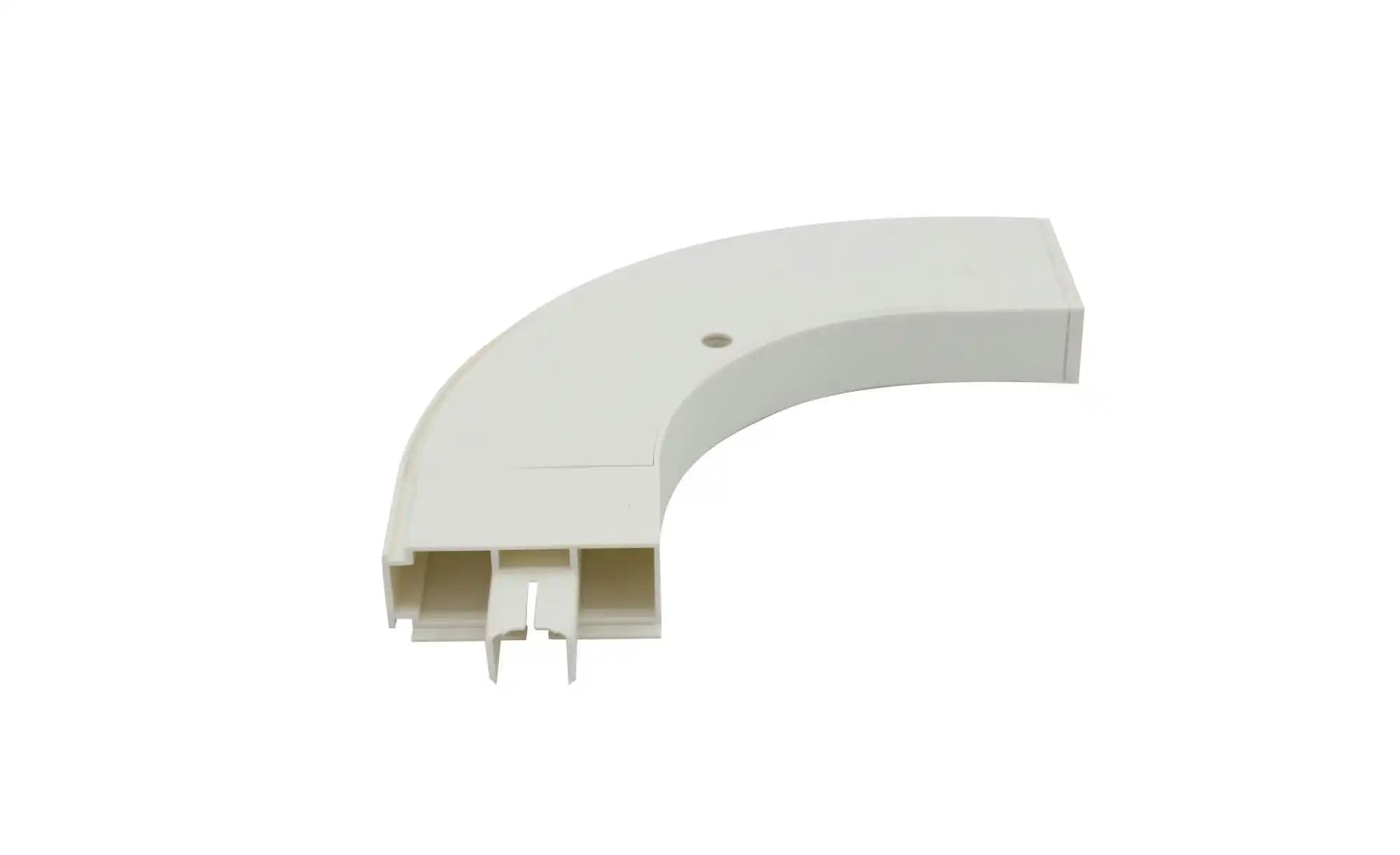 Mydeco VHS Rundbogen 1-Lauf   ¦ weiß ¦ Kunststoff ¦ Maße (cm): B: 16 H: 1,7 günstig online kaufen