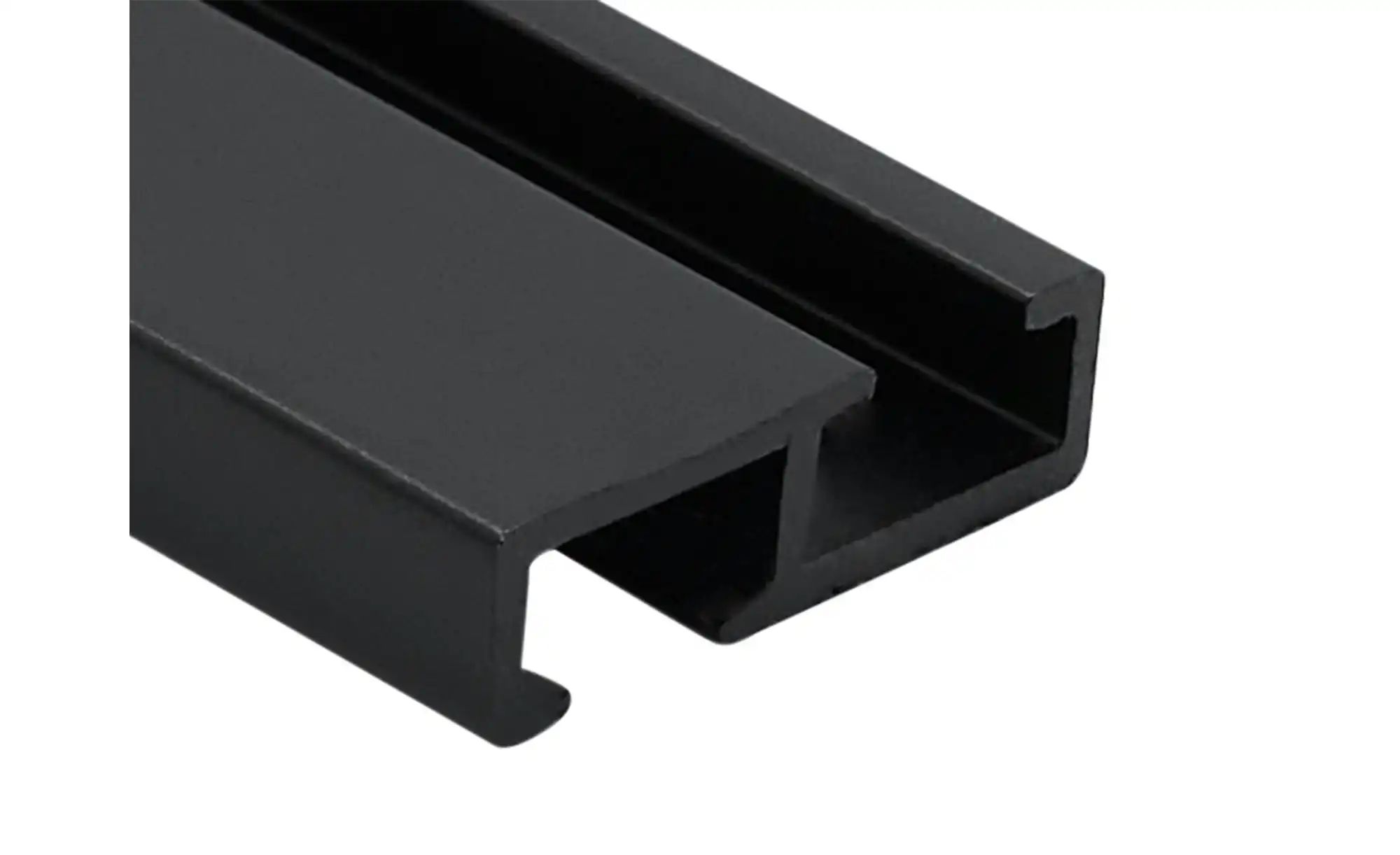 Mydeco Vorhangschiene Level 1-Lauf ¦ schwarz ¦ Aluminium ¦ Maße (cm): B: 150 H: 0,7 Heimtextilien > Gardinen & Rollos > Gardinenstangen & Zubehör - Höffner