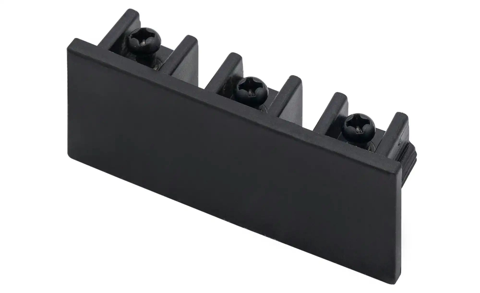 Mydeco Endkappe smart 3-Lauf   ¦ schwarz ¦ Kunststoff ¦ Maße (cm): B: 4,4 H günstig online kaufen