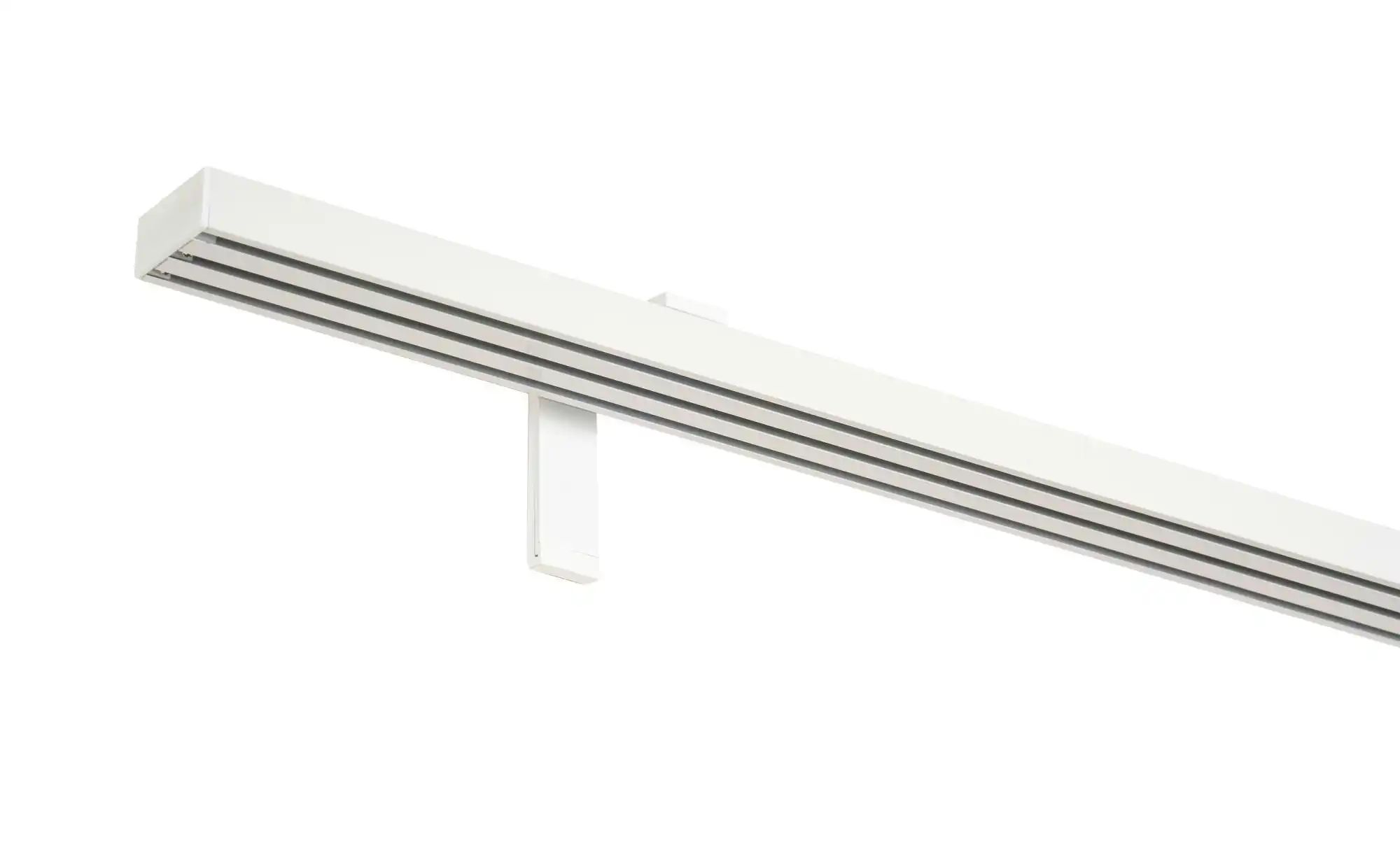 Mydeco Vorhangschiene smart 3-Lauf ¦ weiß ¦ Aluminium ¦ Maße (cm): B: 160 H: 4,8 Heimtextilien > Gardinen & Rollos > Gardinenstangen & Zubehör - Höffner