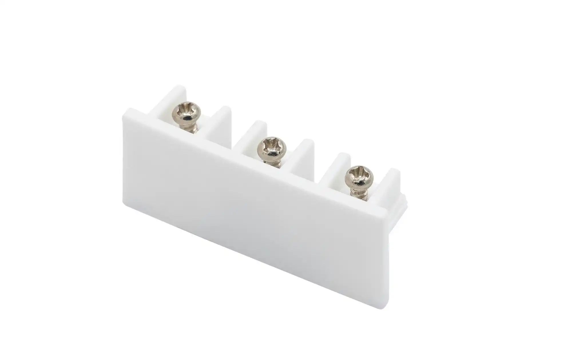 Mydeco Endkappe smart 3-Lauf   ¦ weiß ¦ Kunststoff ¦ Maße (cm): B: 4,4 H: 1 günstig online kaufen