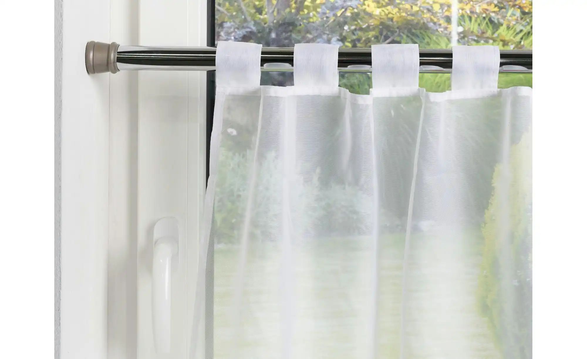 Mydeco Spannstange push   ¦ weiß ¦ Aluminium ¦ Maße (cm): B: 2,6 H: 2,6 Gar günstig online kaufen