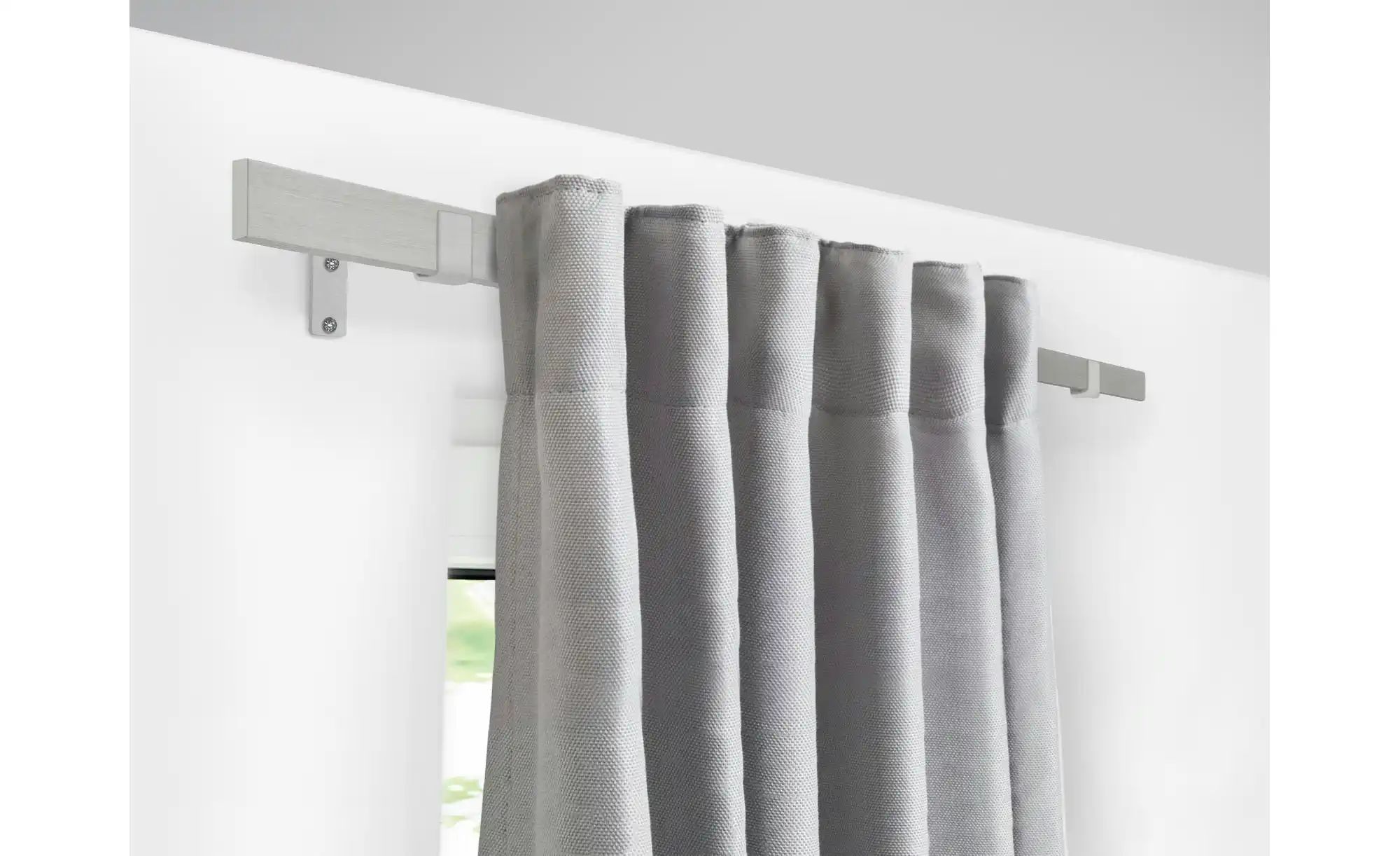 Thumbnail - Mydeco Telesopgarnitur up right   ¦ silber ¦ Aluminium ¦ Maße (cm): B: 210 H: 3,9 Gardinen & Rollos > Gardinenstangen & ...