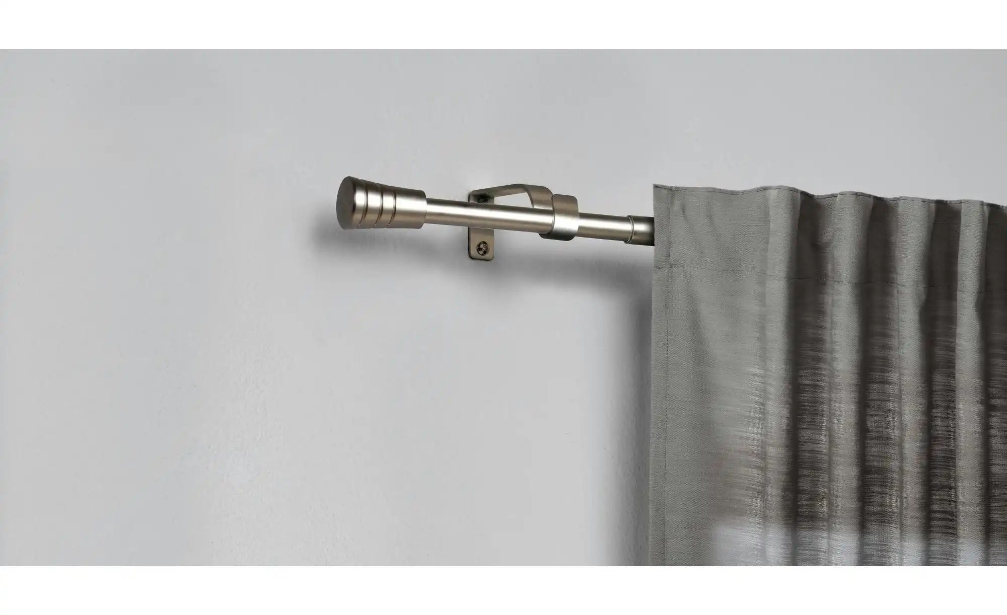 Thumbnail - Mydeco Teleskopgarnitur rillmino ¦ silber ¦ Stahl ¦ Maße (cm): B: 9,7 H: 3,5 Gardinen & Rollos > Gardinenstangen & Zub...