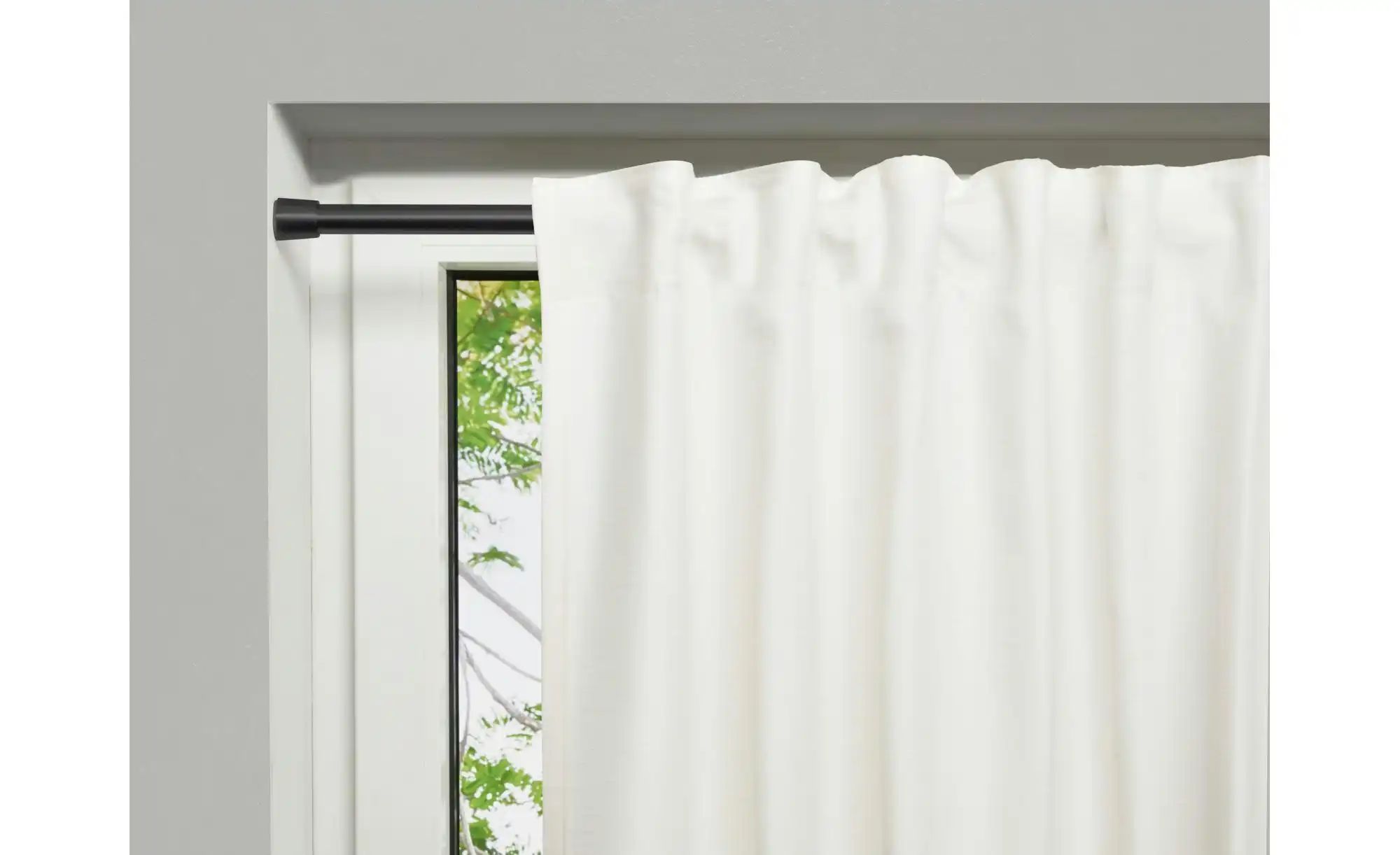 Thumbnail - Mydeco Spannstange stretch   ¦ schwarz ¦ Aluminium ¦ Maße (cm): B: 130 H: 2,6 Gardinen & Rollos > Gardinenstangen & Zube...