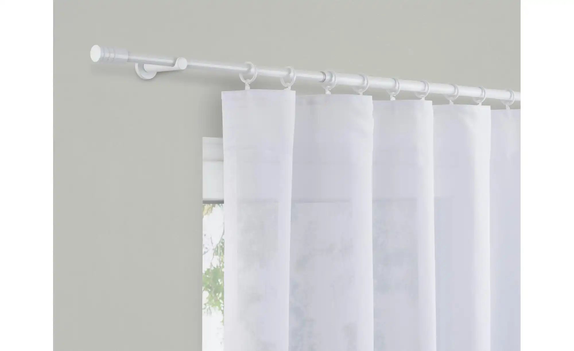 Mydeco Teleskopgarnitur rillcube   ¦ weiß ¦ Stahl ¦ Maße (cm): B: 2,5 H: 2, günstig online kaufen