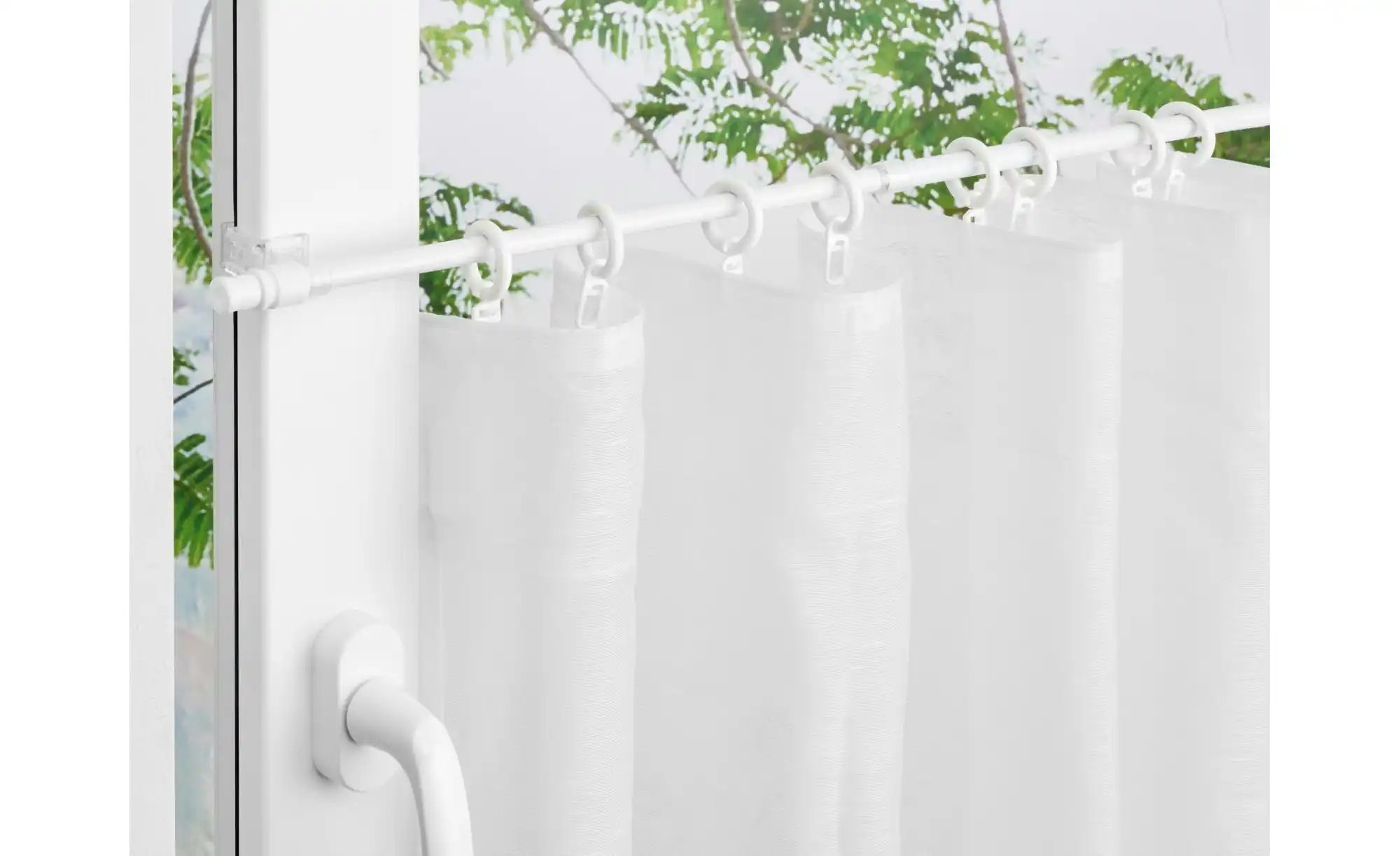 Mydeco Caféhausstange aura   ¦ weiß ¦ Aluminium ¦ Maße (cm): B: 1,6 H: 3 Ga günstig online kaufen