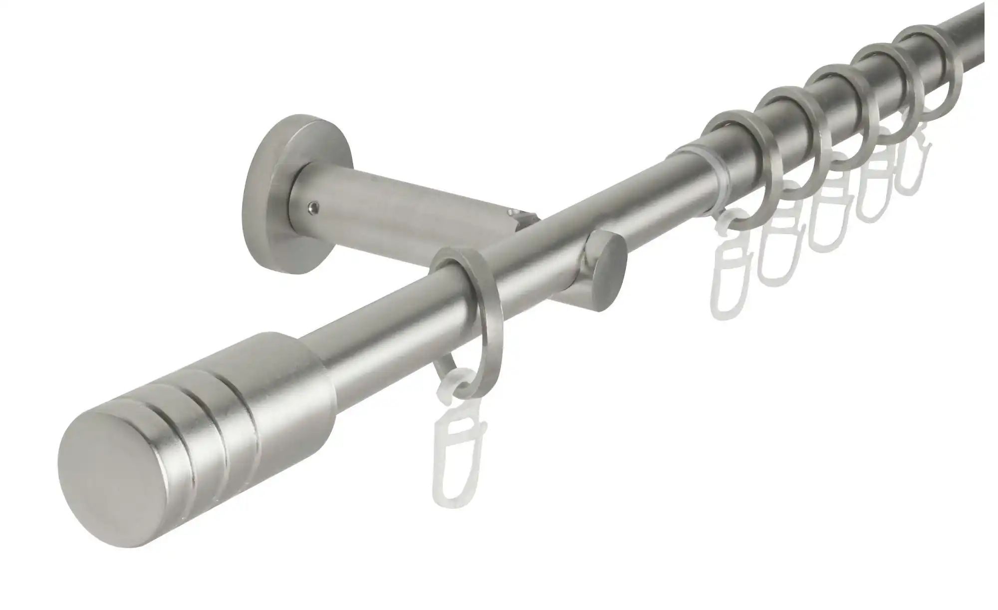 Mydeco Teleskopgarnitur rillcube   ¦ silber ¦ Stahl ¦ Maße (cm): B: 2,5 H: günstig online kaufen