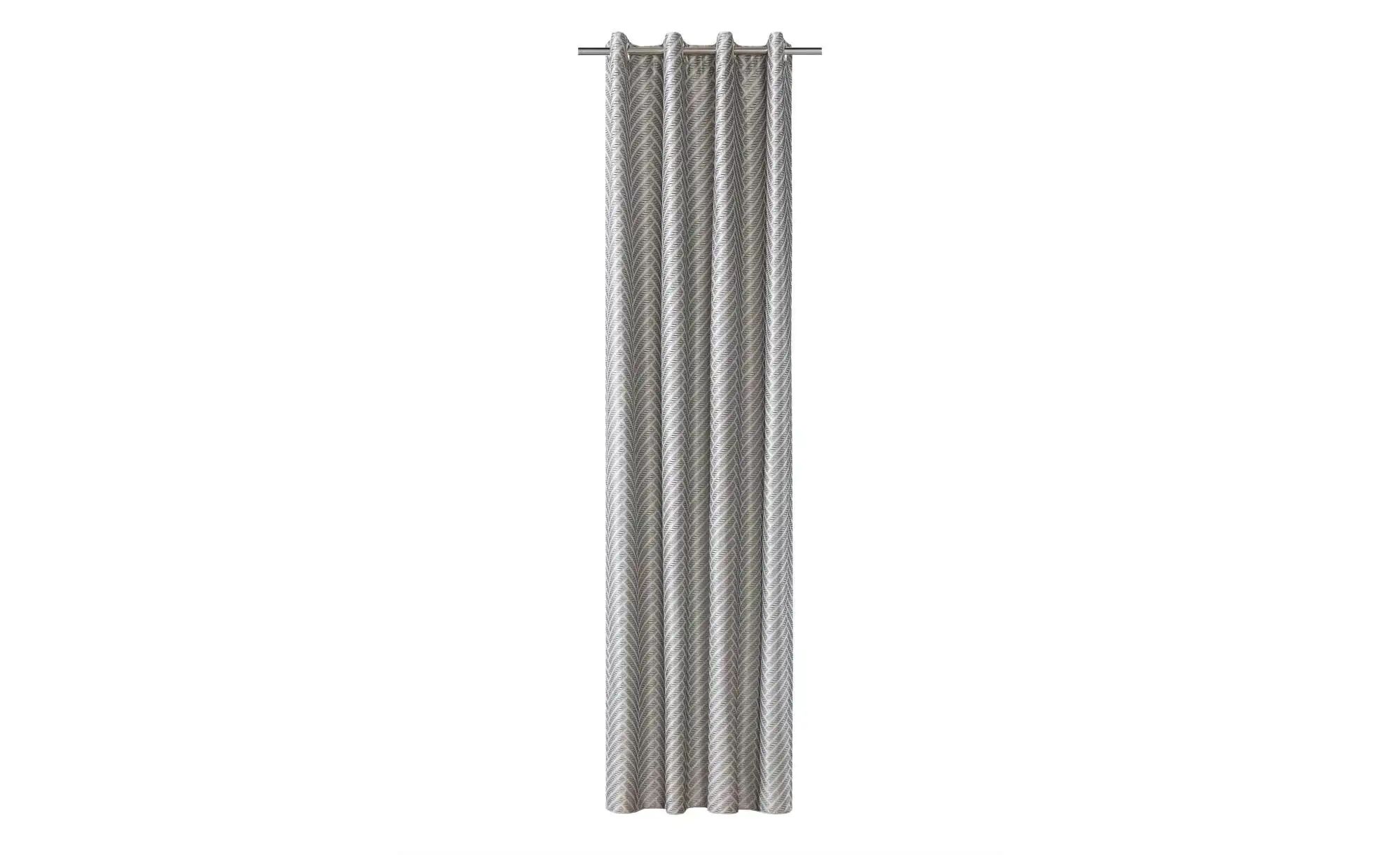 Verdi Ösenschal   ¦ grau ¦ Synthetik ¦ Maße (cm): B: 140 H: 245 Gardinen & günstig online kaufen
