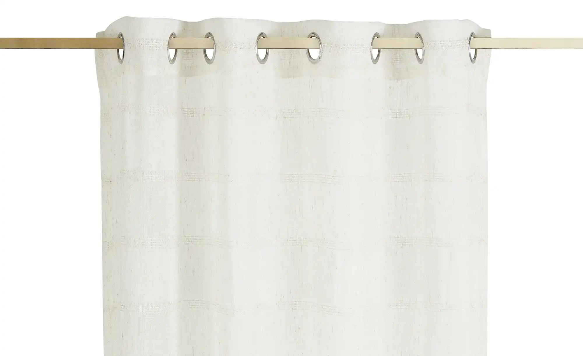 Thumbnail - como Ösenschal   ¦ beige ¦ Synthetik ¦ Maße (cm): B: 135 Gardinen & Rollos > Gardinen & Vorhänge > Ösenschals - Höffner