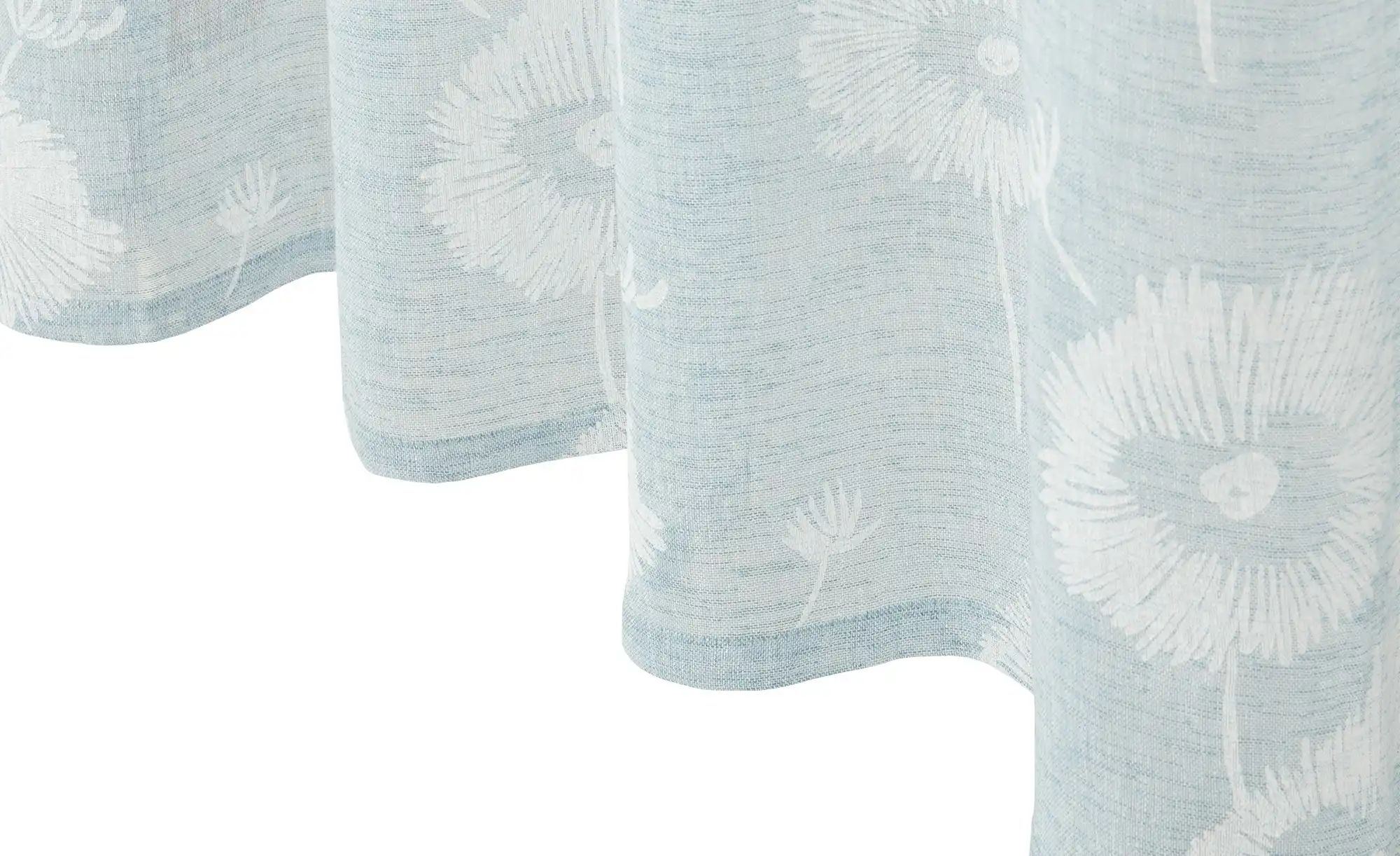 como Ösenschal  Blumen ¦ blau ¦ Synthetik ¦ Maße (cm): B: 135 H: 245 Gardin günstig online kaufen