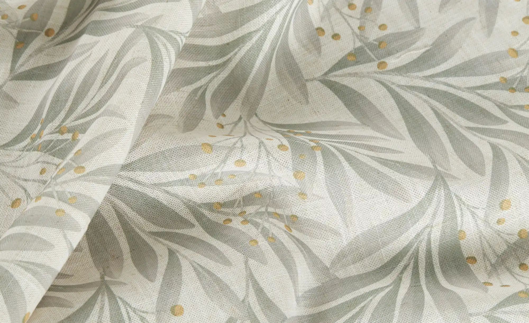 Thumbnail - como Ösenschal  Palmenblätter ¦ mehrfarbig ¦ Baumwolle ¦ Maße (cm): B: 140 Gardinen & Rollos > Gardinen & Vorhänge > Öse...